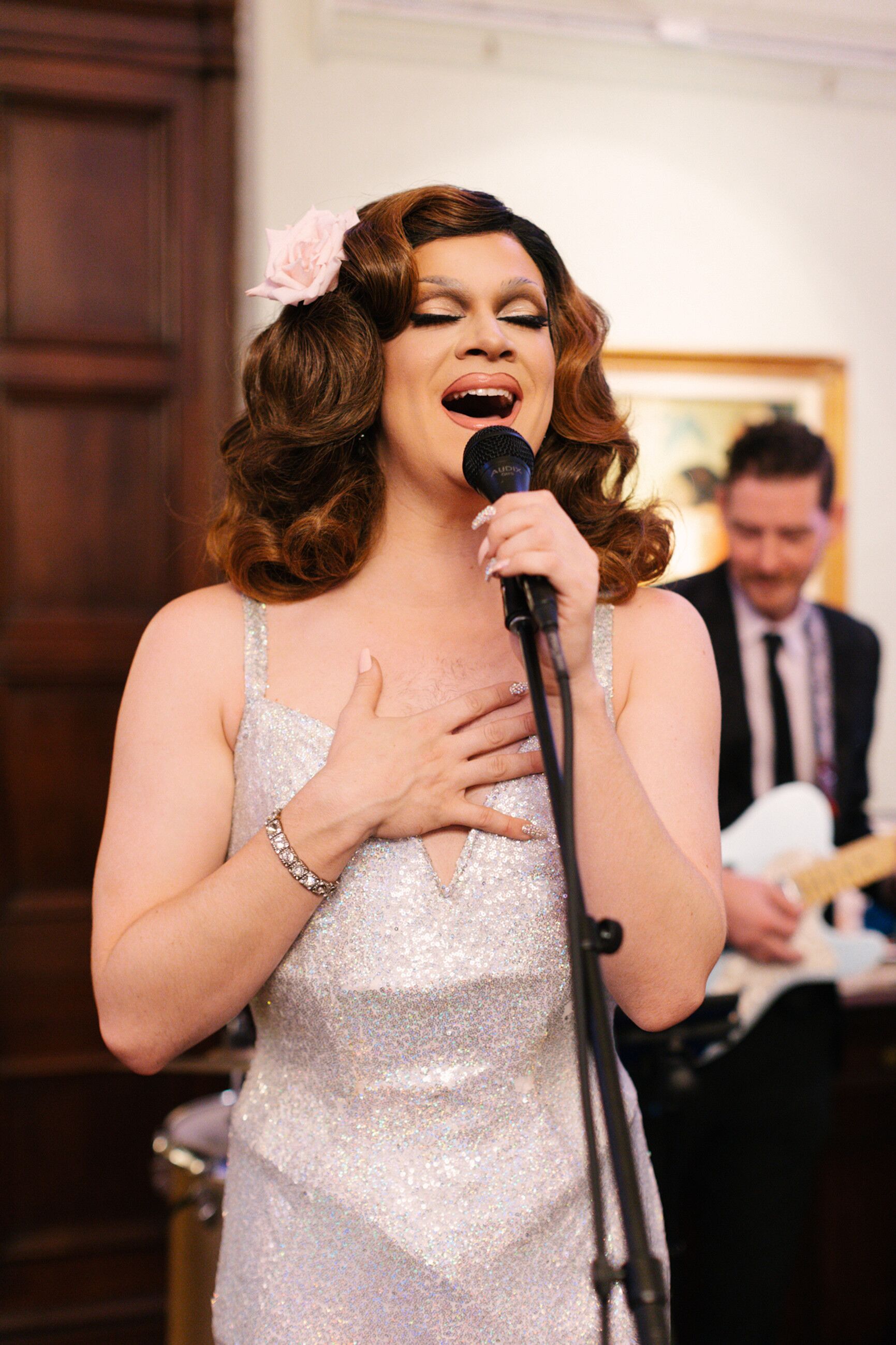 Jonnie Reinhart, A Drag Performer and Jazz Singer, Performing at Bold ...