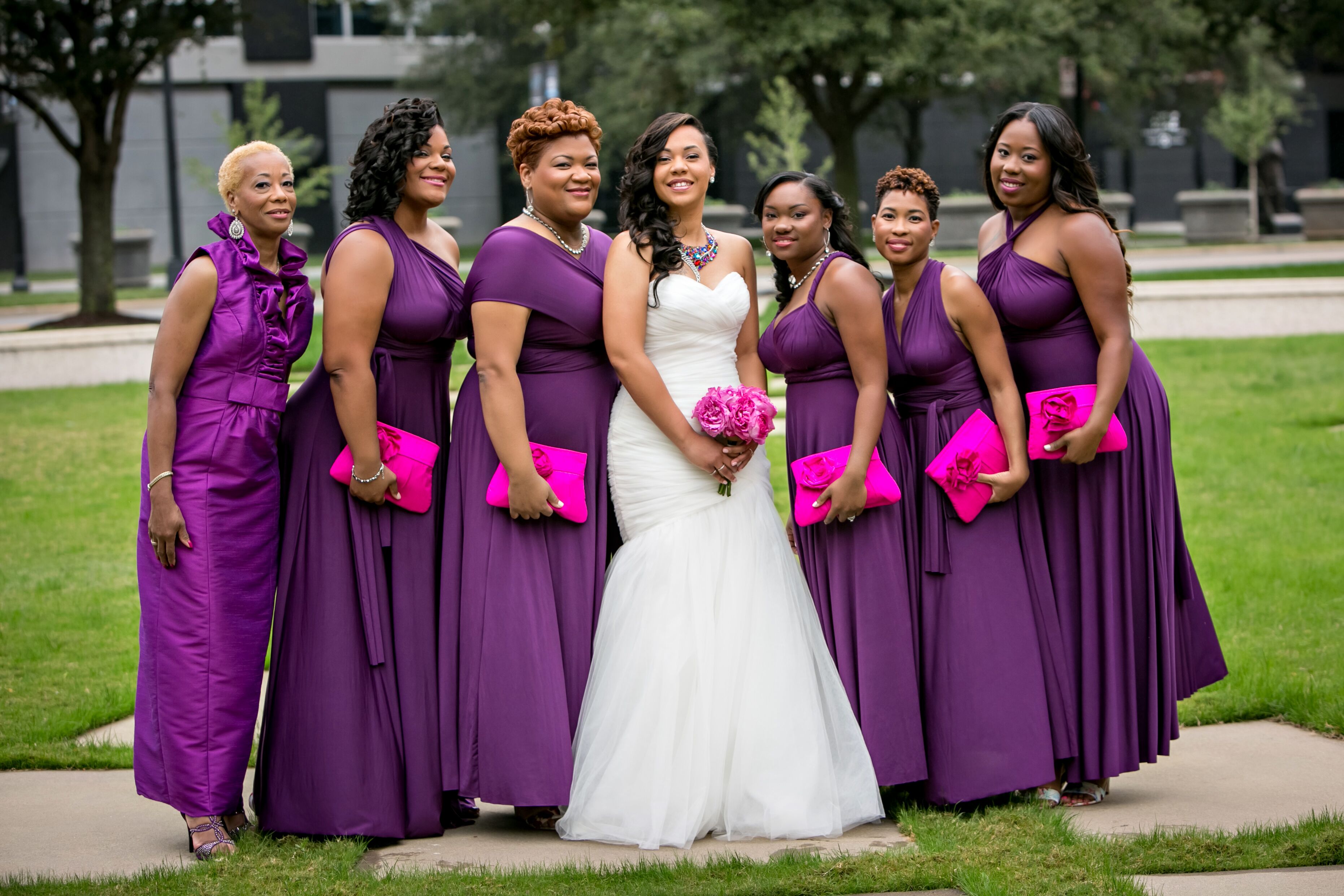 Violet Bridesmaid Dresses