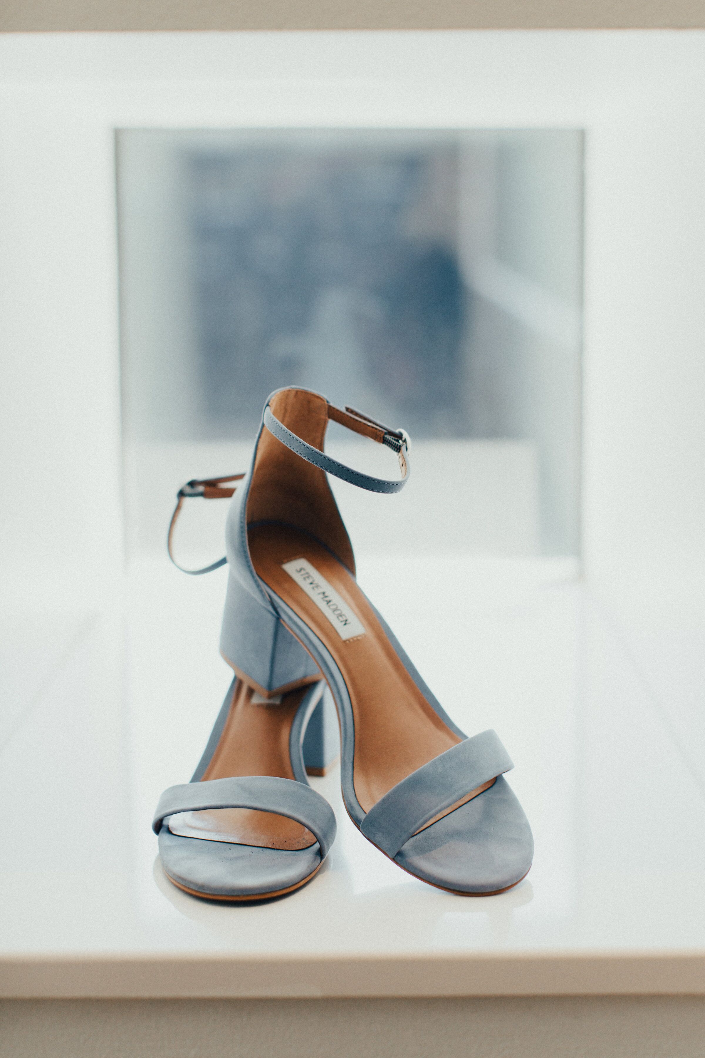 Pale Blue Steve Madden Sandals