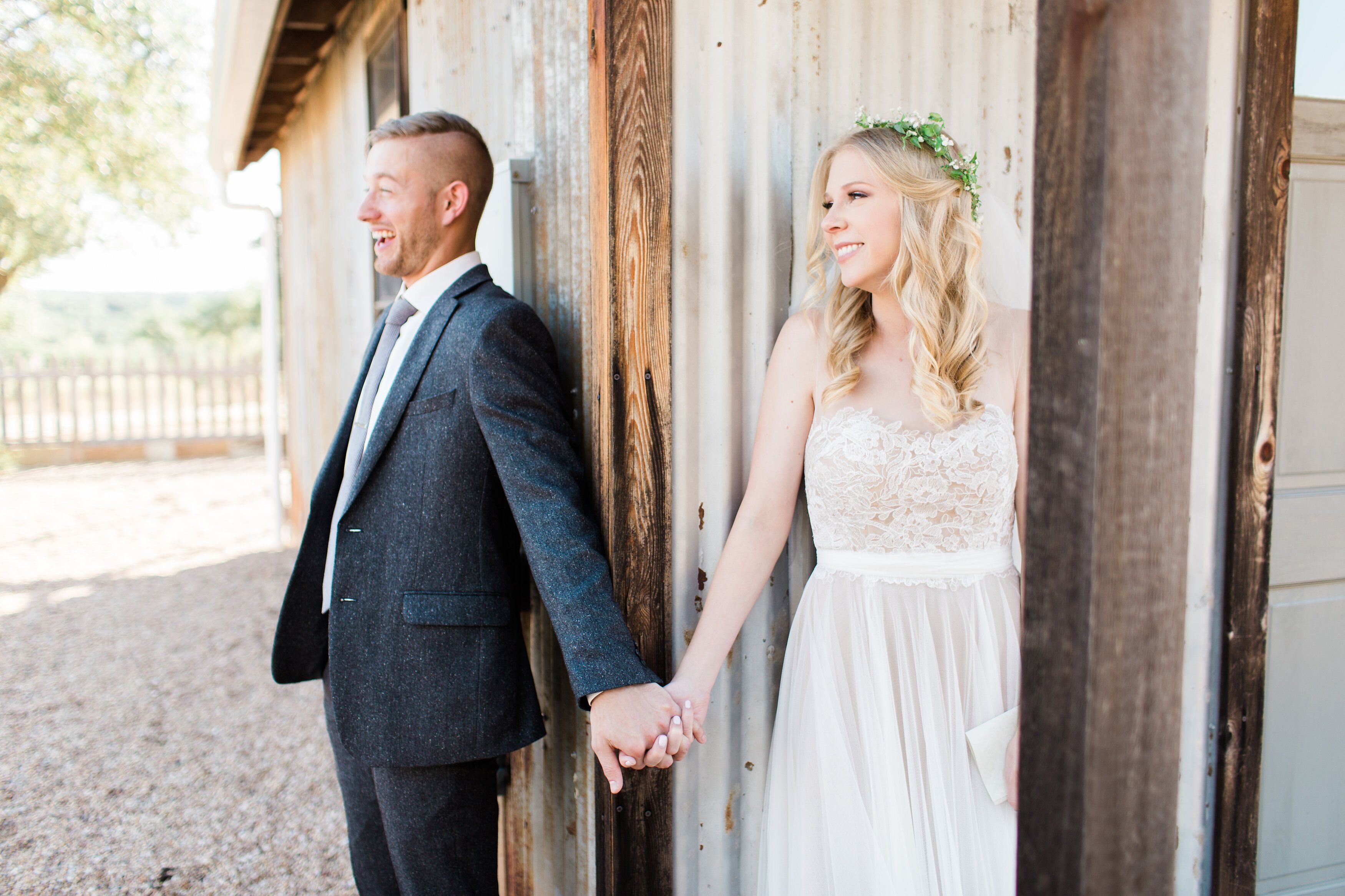 Bride and Groom First Look