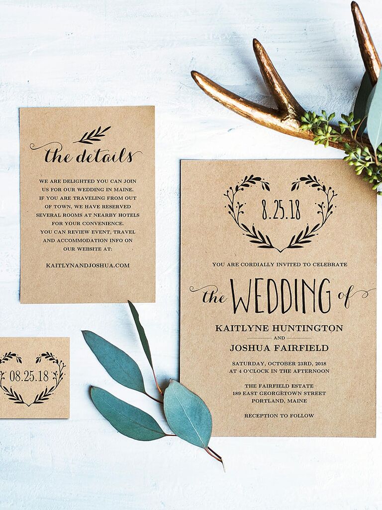 Diy Wedding Invitations Samples 6