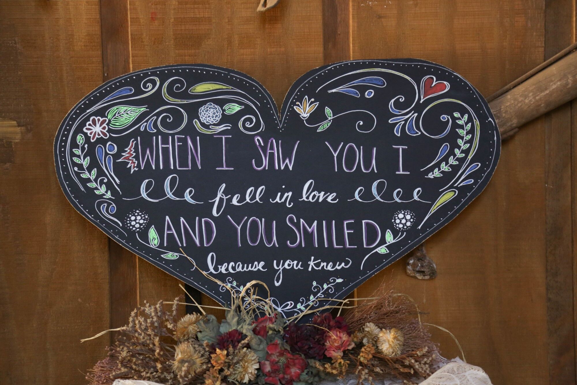Black Chalkboard  Sign Love  Quote 