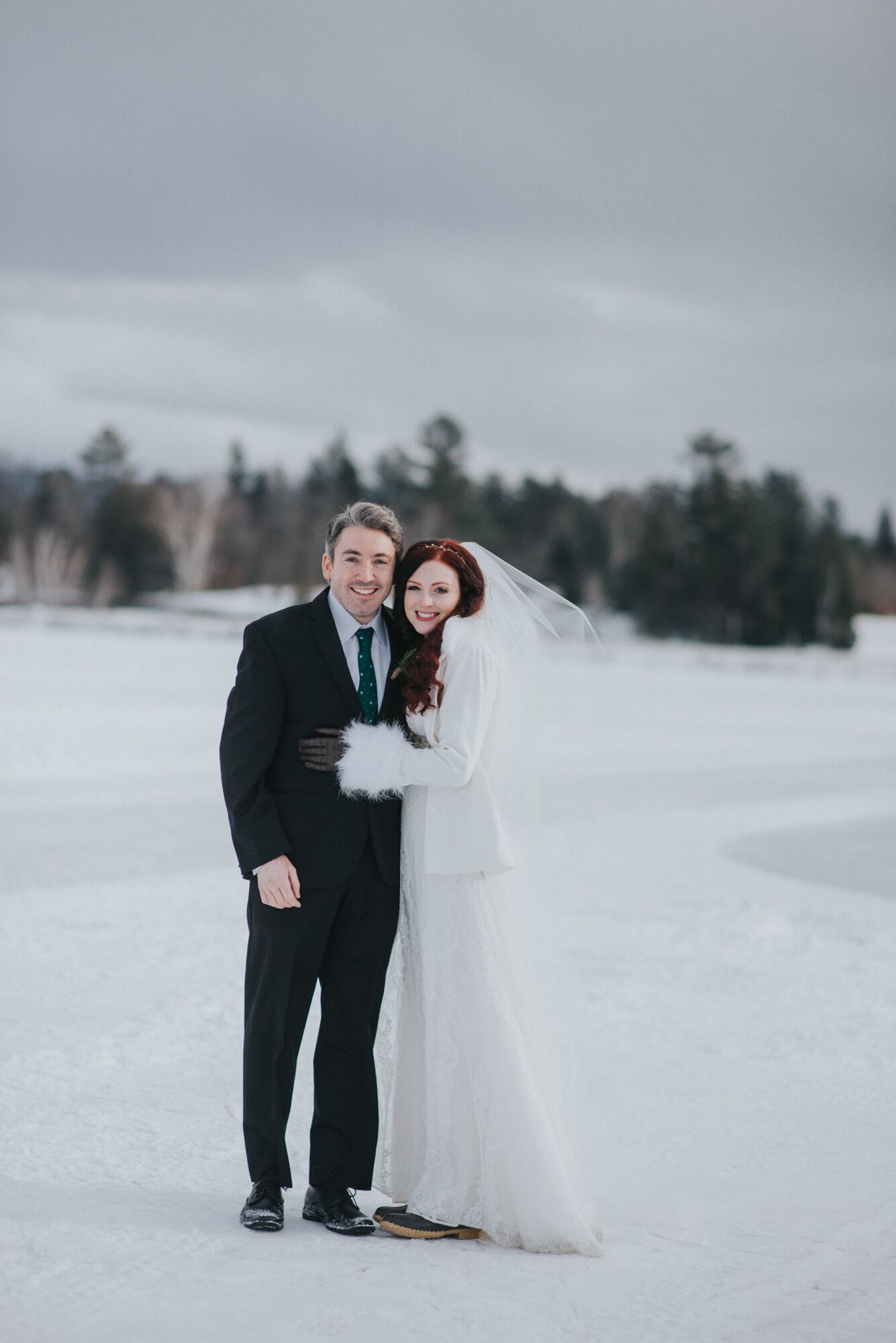 Sleigh Rides at a Winter Wedding