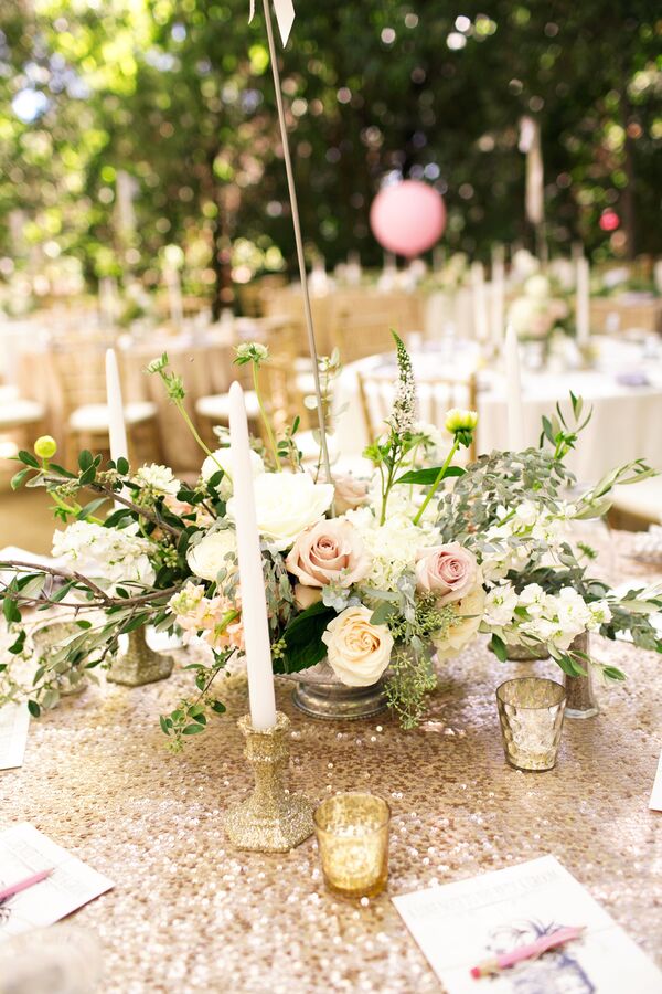 Neutral-Colored Wildflower Lush Bouquet