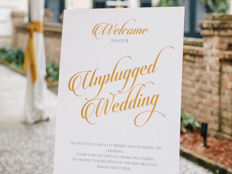 Instagram wedding sign 
