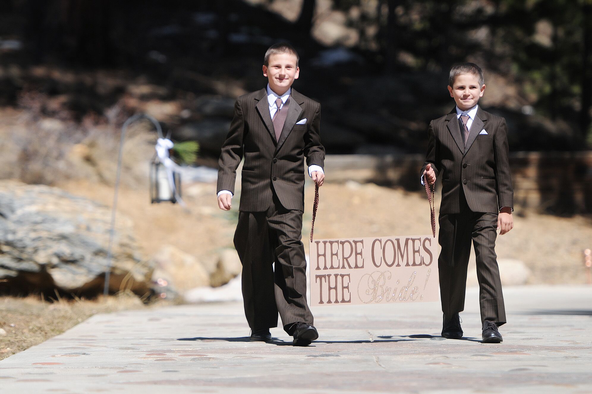 Here Comes The Bride Wedding Sign