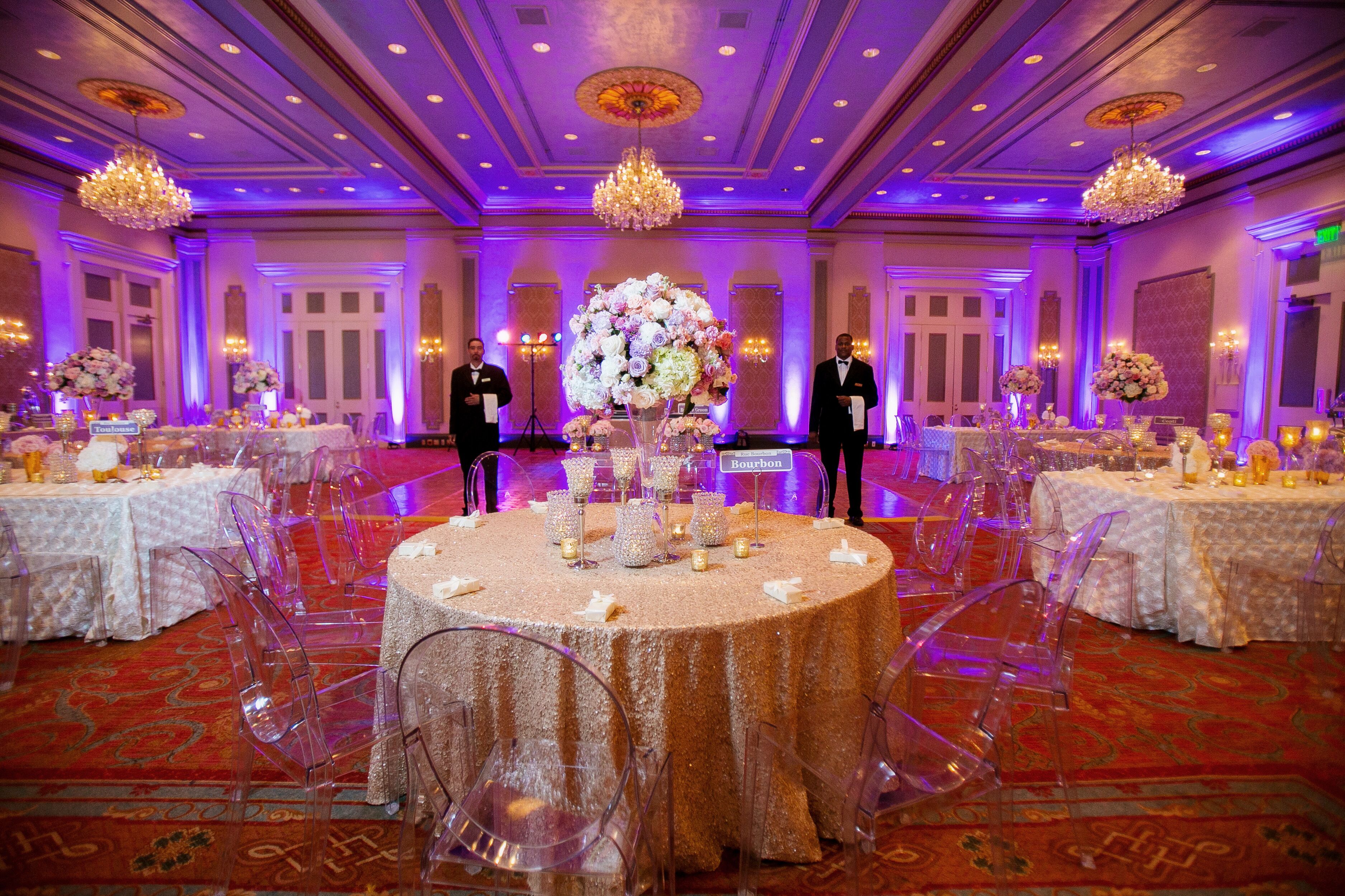 Whimsical Reception Decor at The Royal Sonesta