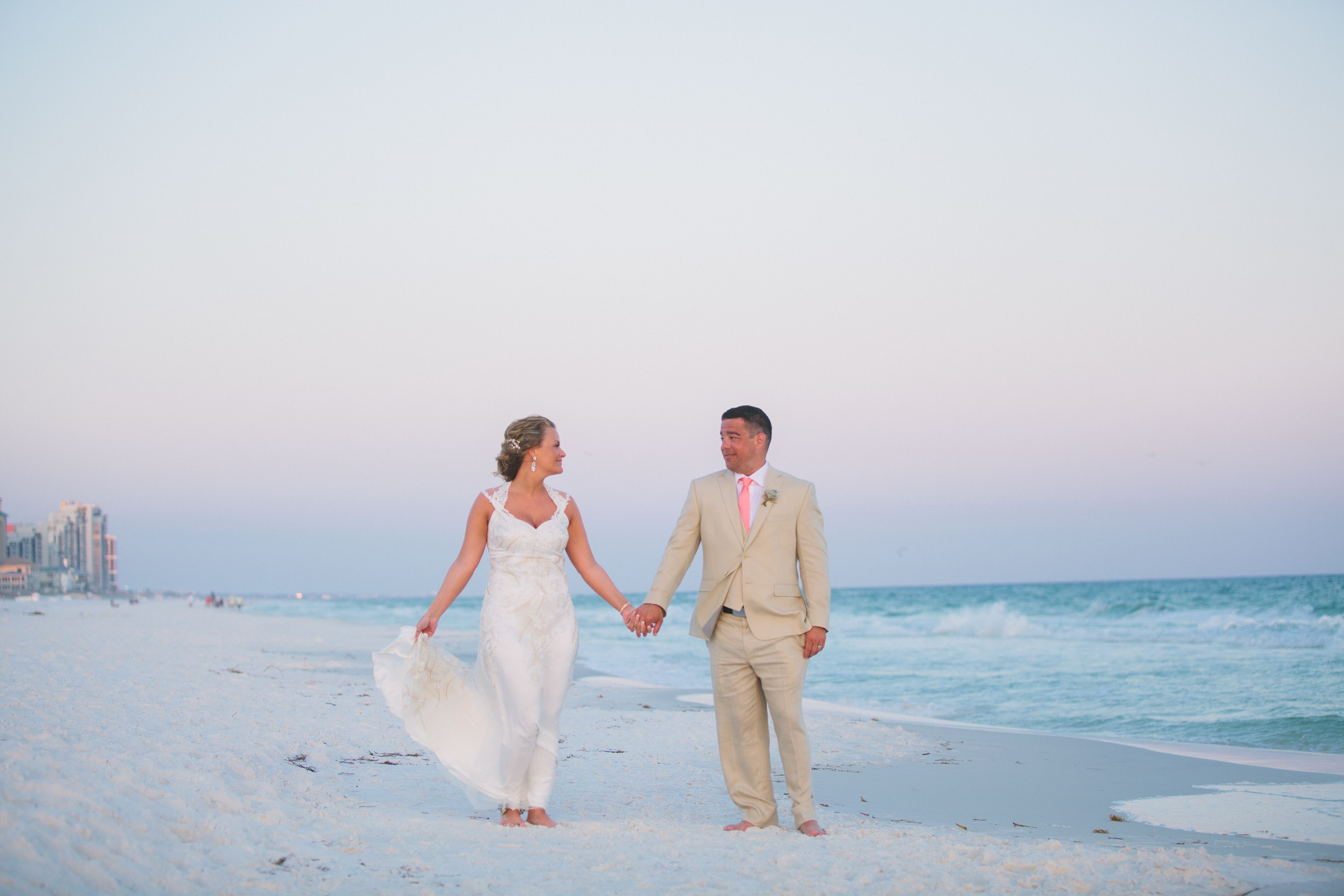 A Casual Rustic Beach Wedding At A Beach House In Destin Florida