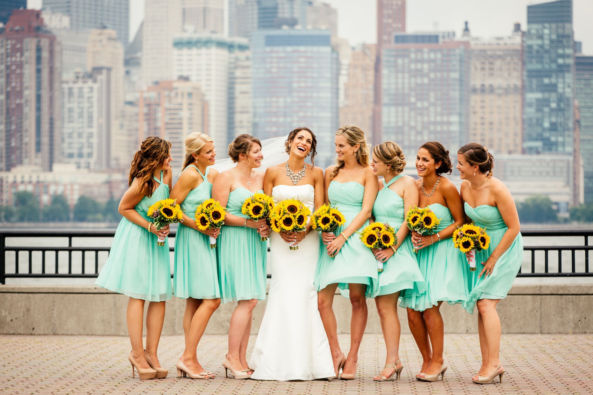 Bridesmaid shop mint green