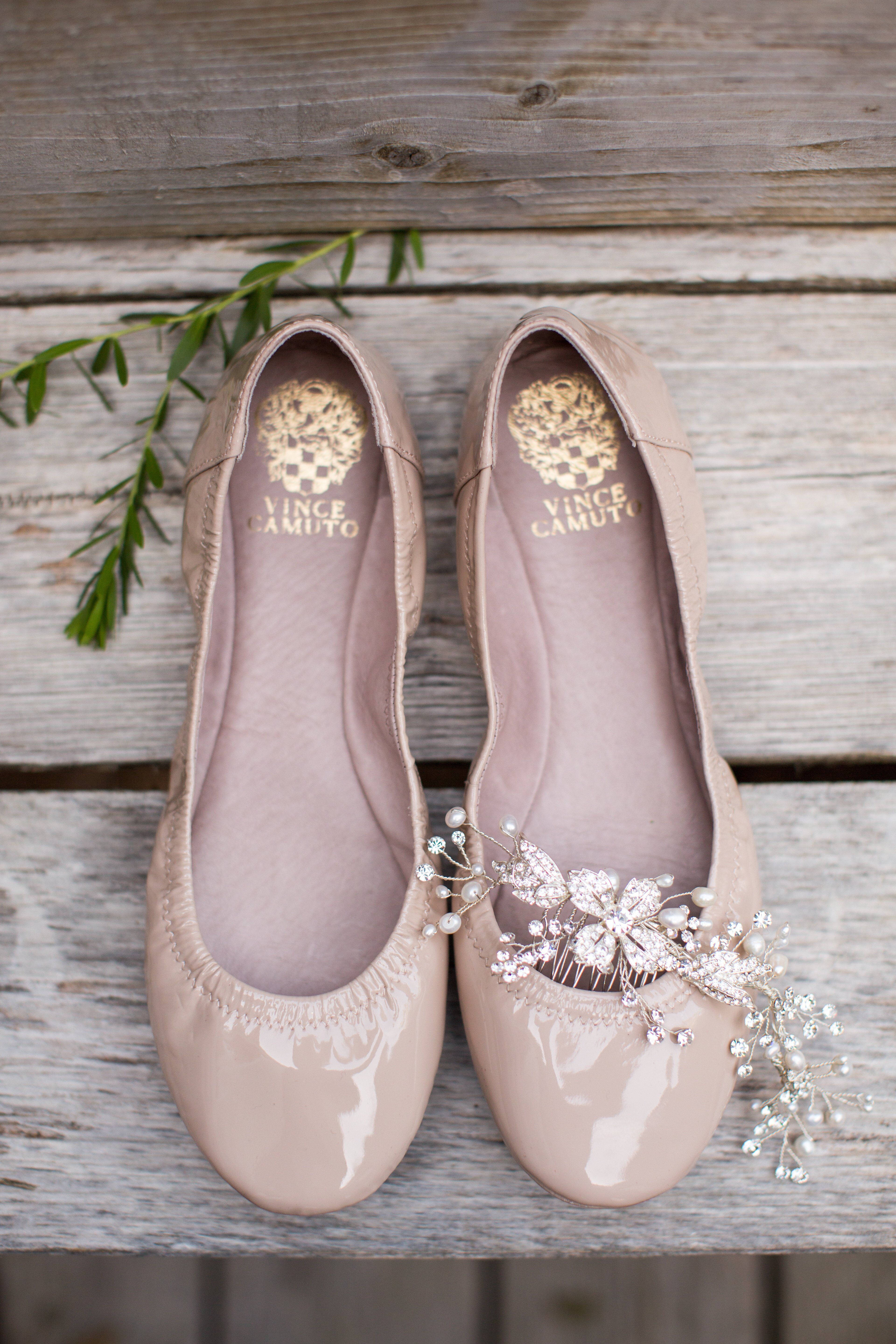 nude bridal flats