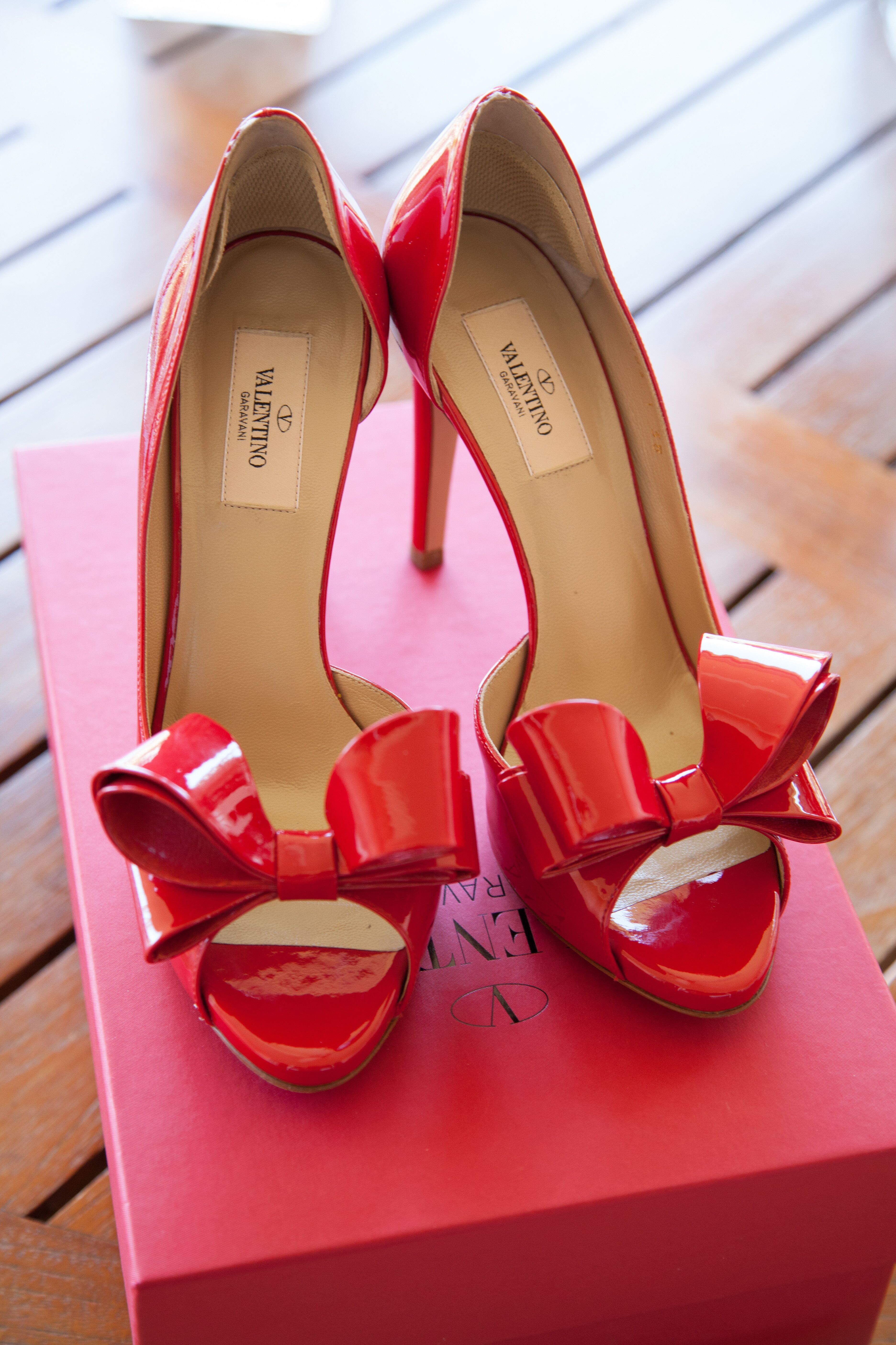 Red Valentino Shoes with Bow Detail