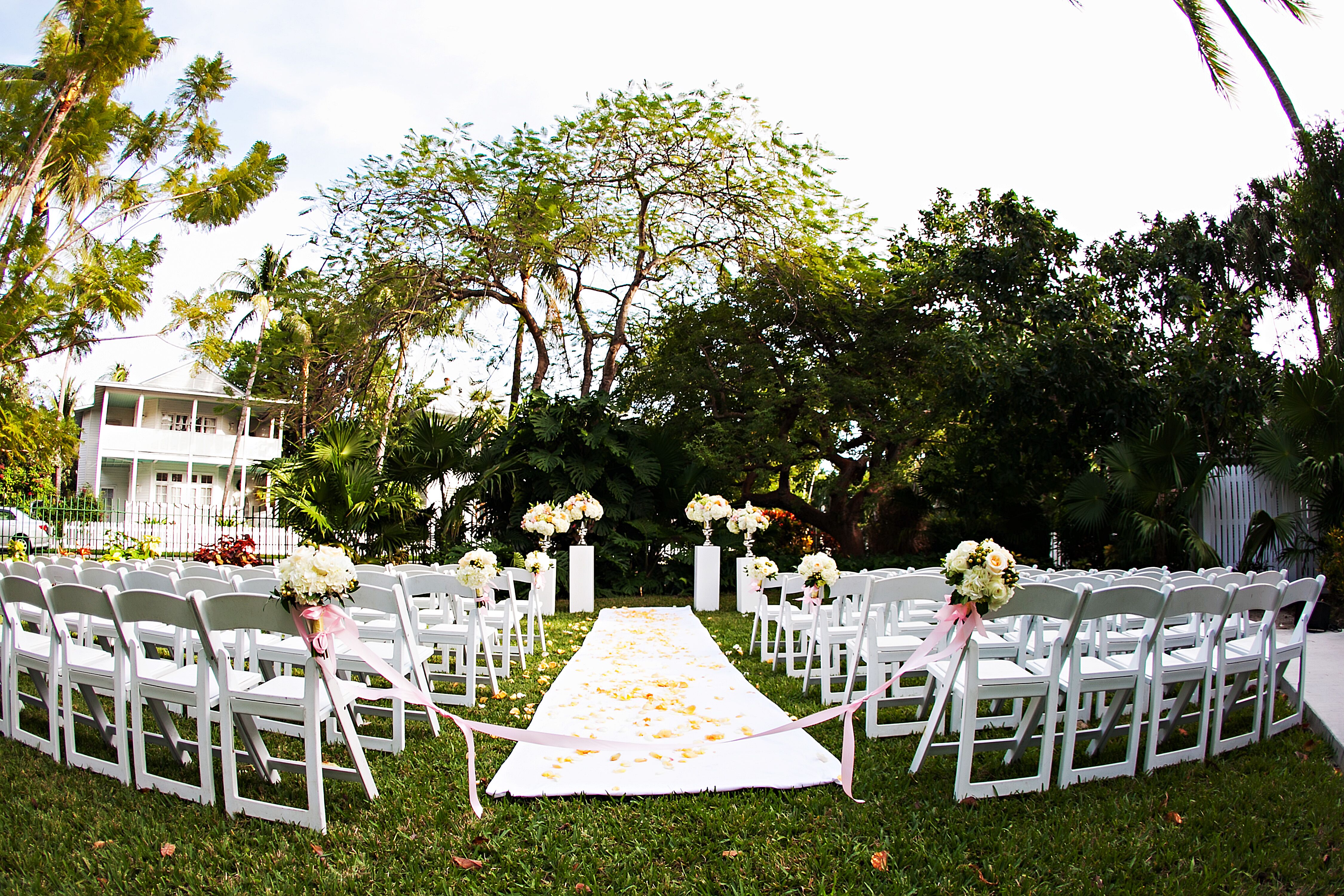 Outdoor Ceremony At Harry S Trumans Little White House