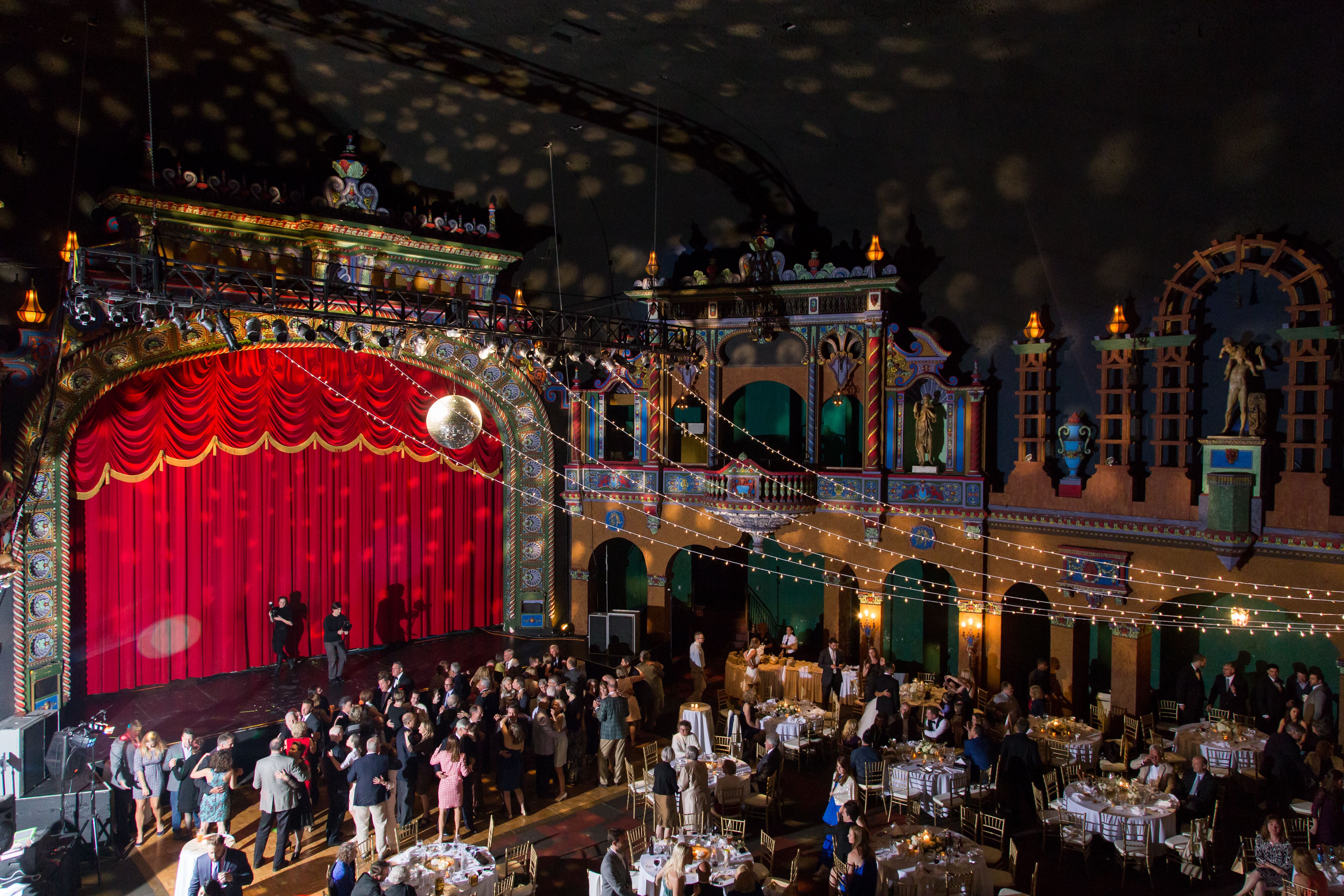 A Glamorous Wedding Reception at Uptown Theatre