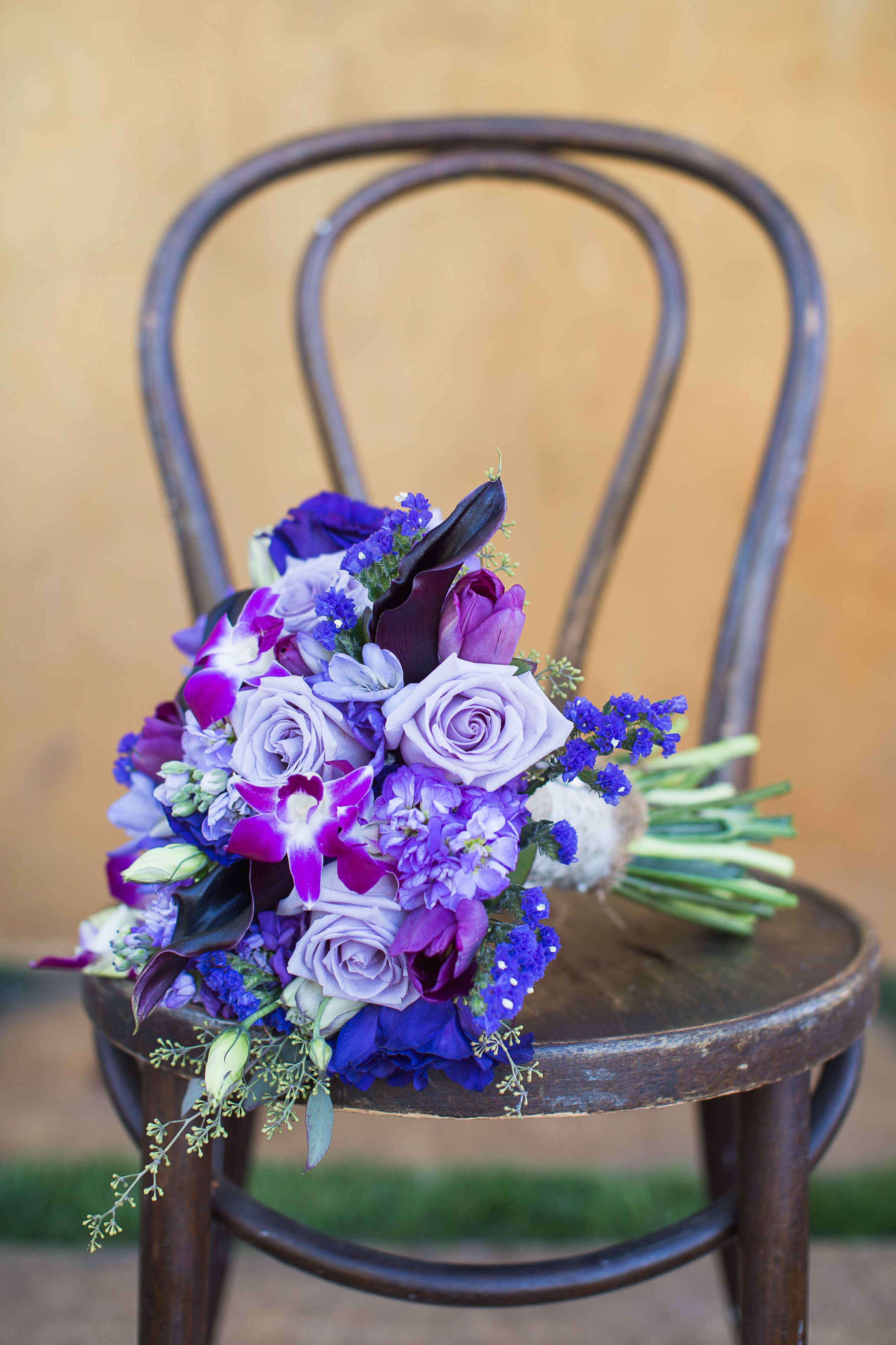 Mixed Purple Flower Bouquet