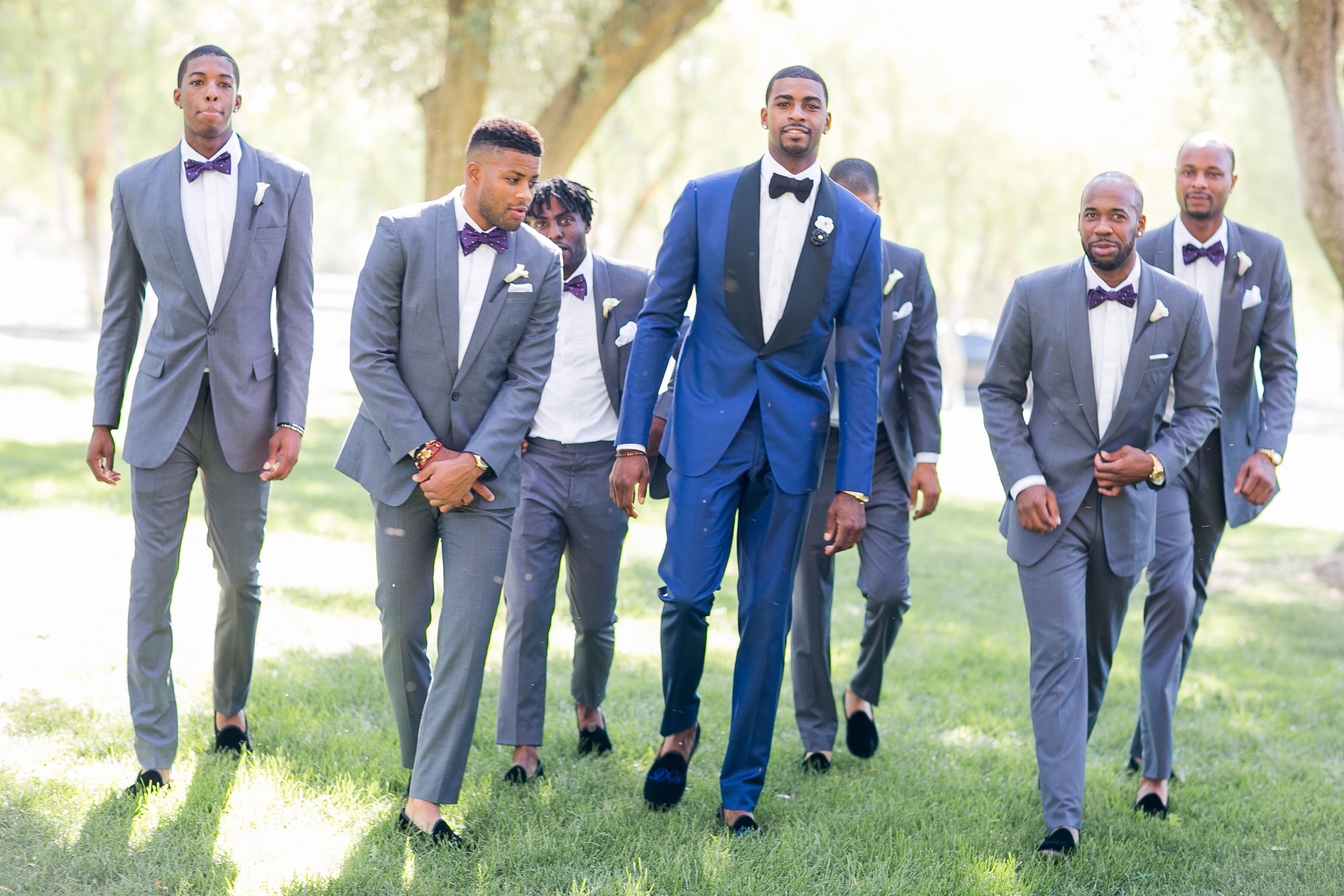 Royal Blue Groom Tuxedo Formal Wedding Best Men Suit Groomsmen Suit Custom  Made