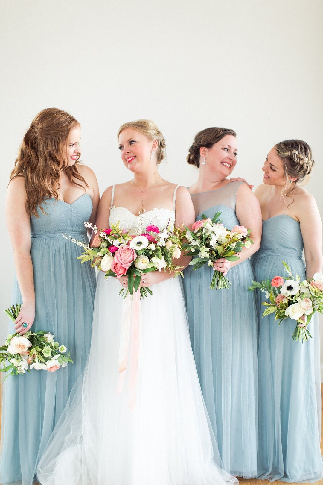 BlueGray Bridesmaid Gowns