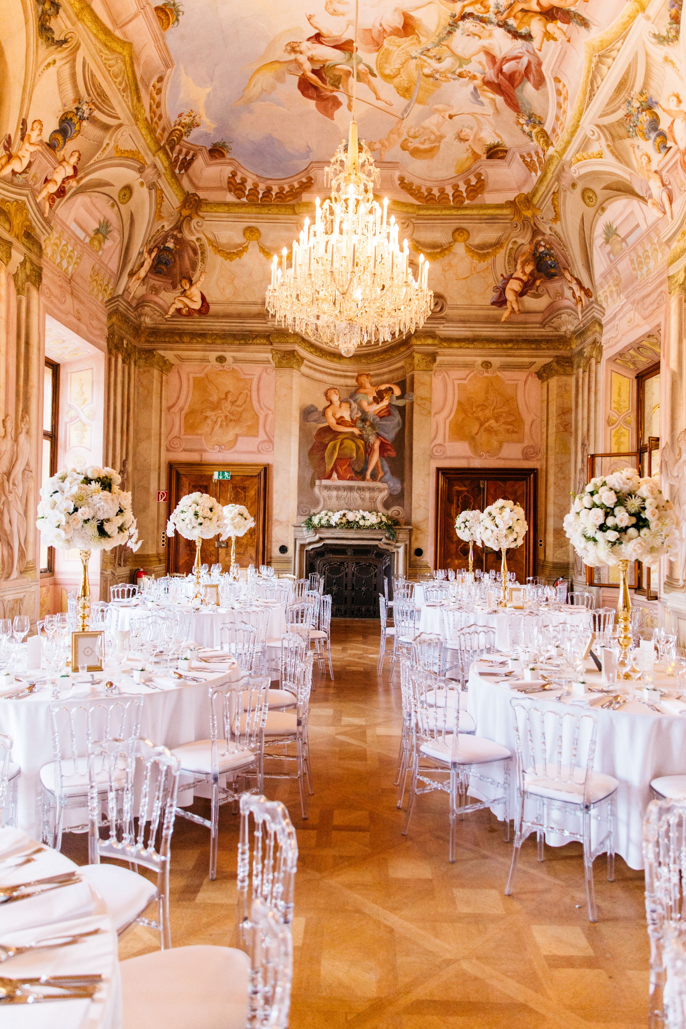 Elegant Hetzendorf Castle Ballroom Reception