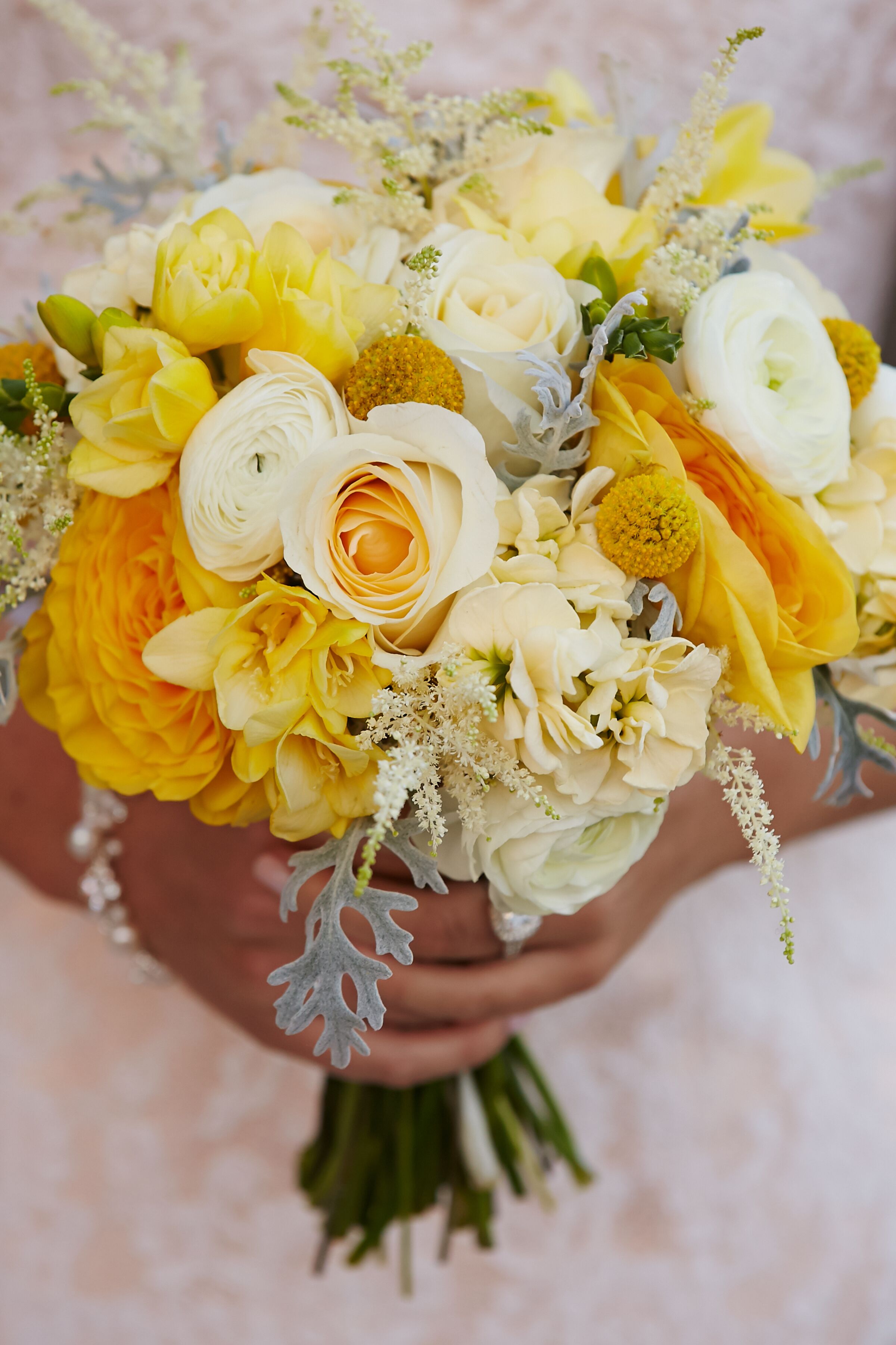 canary yellow david's bridal