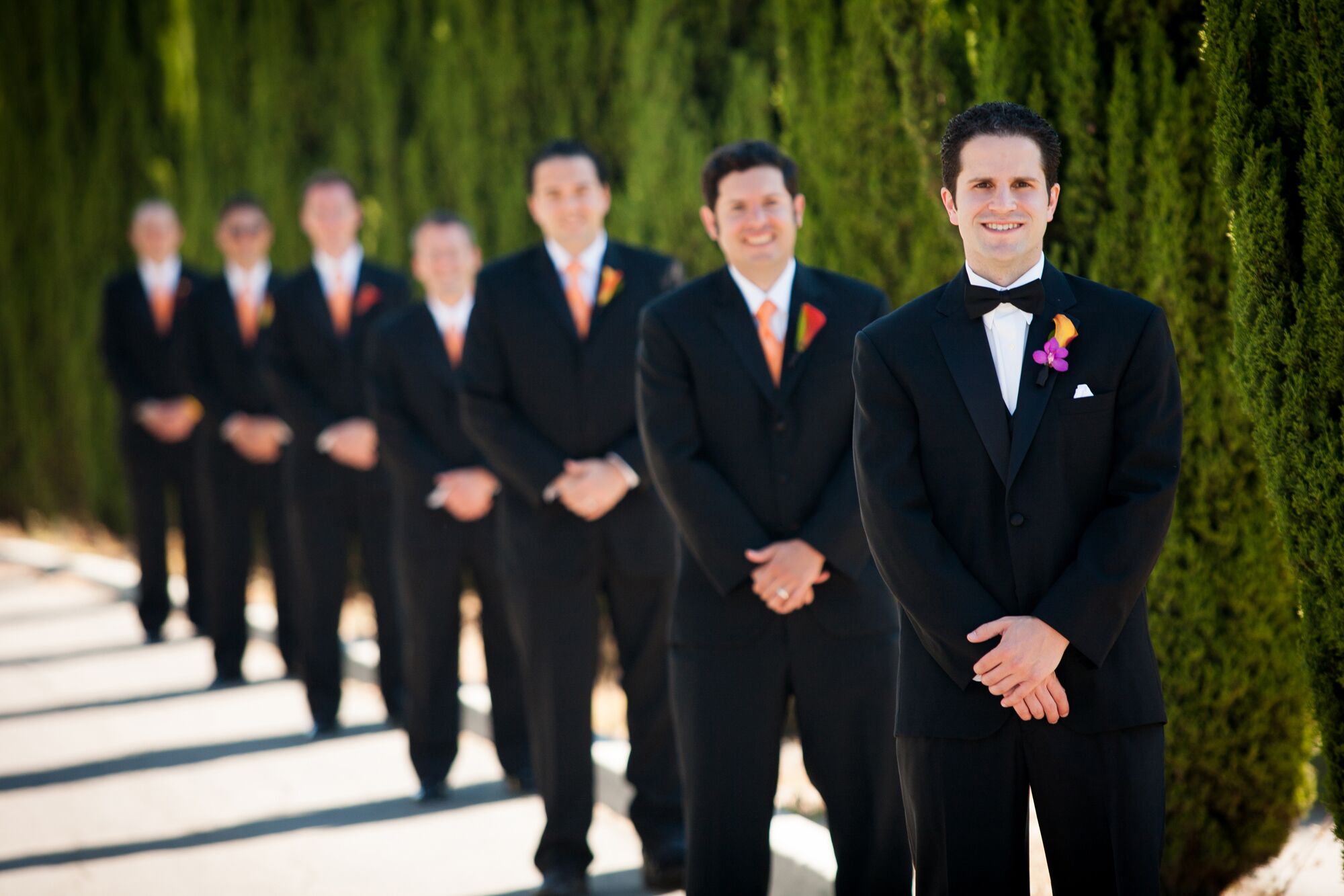 Wedding Black Tuxedo with Bow Tie