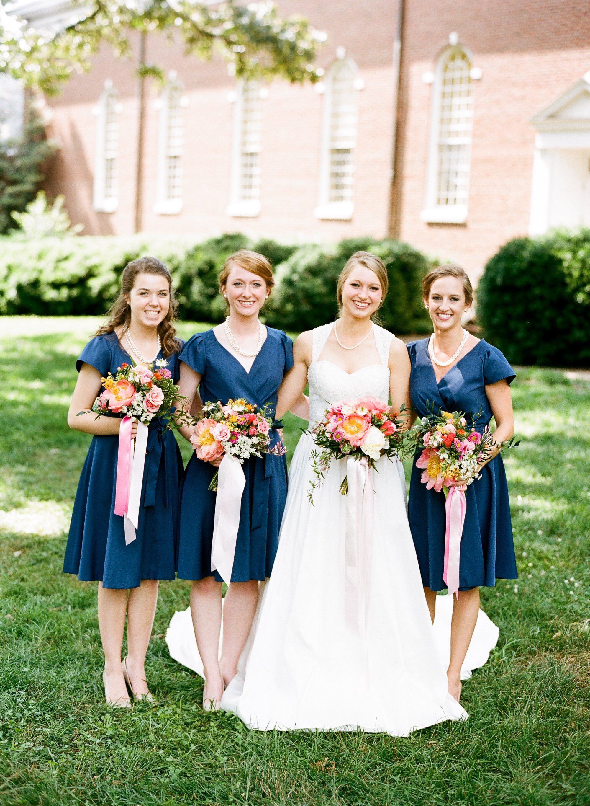 Blue Bridesmaid Dresses