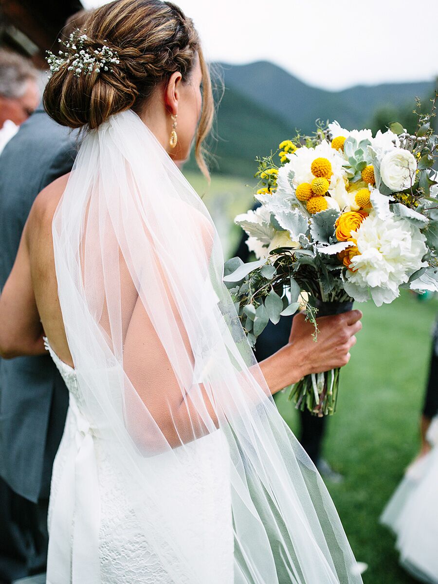 Image of wedding hair with veil