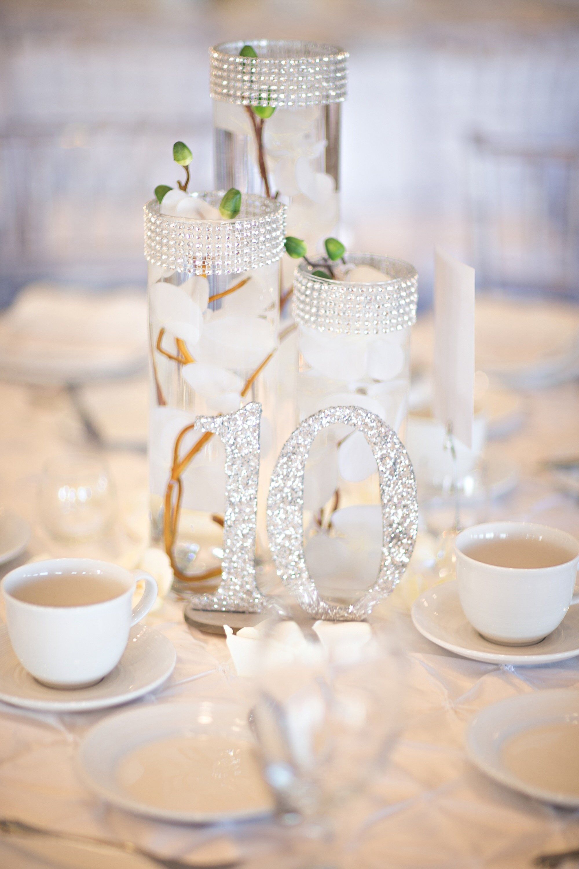 Rhinestone Centerpieces