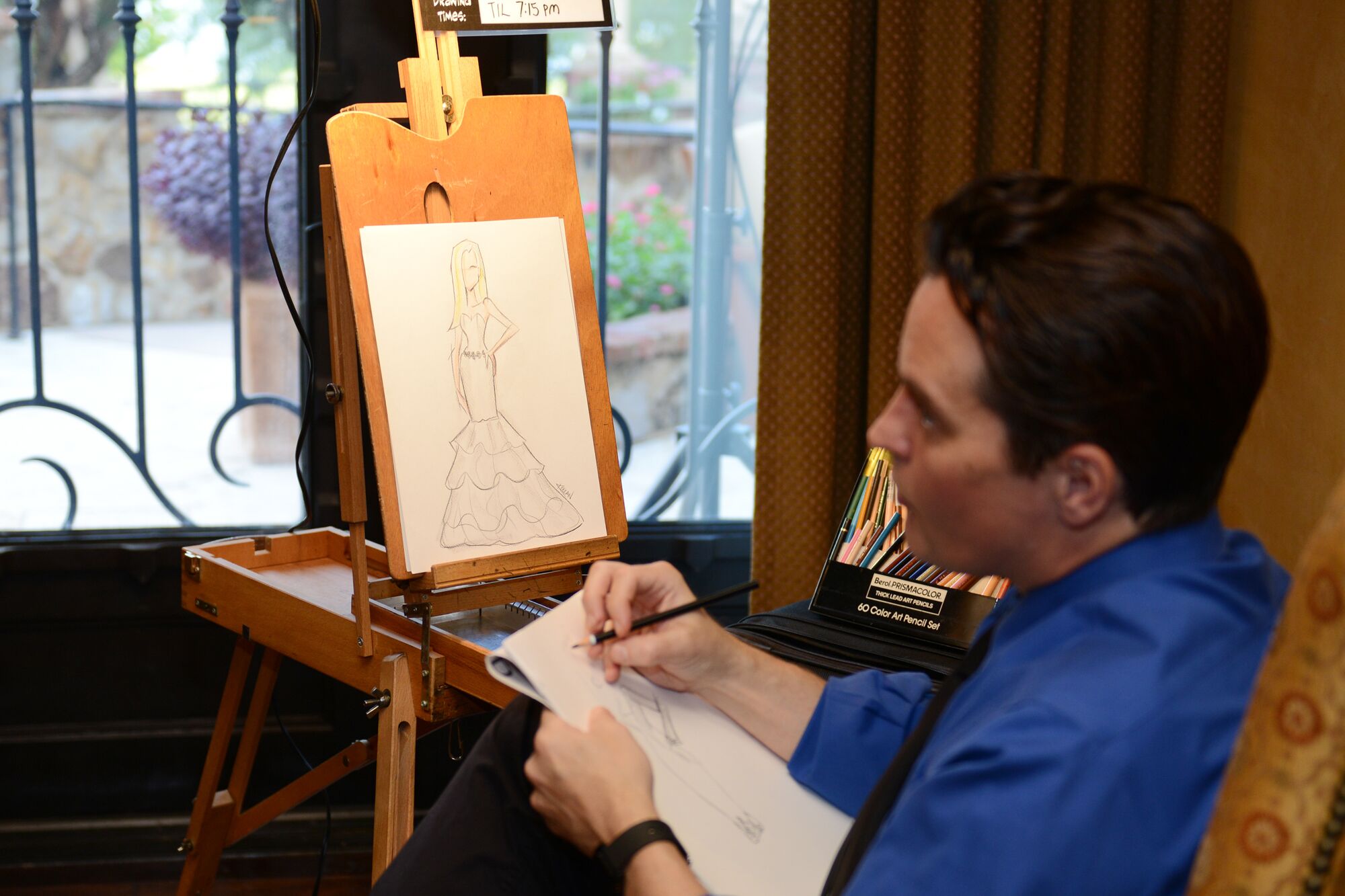 Live Artist and Personalized Drawings of Guests