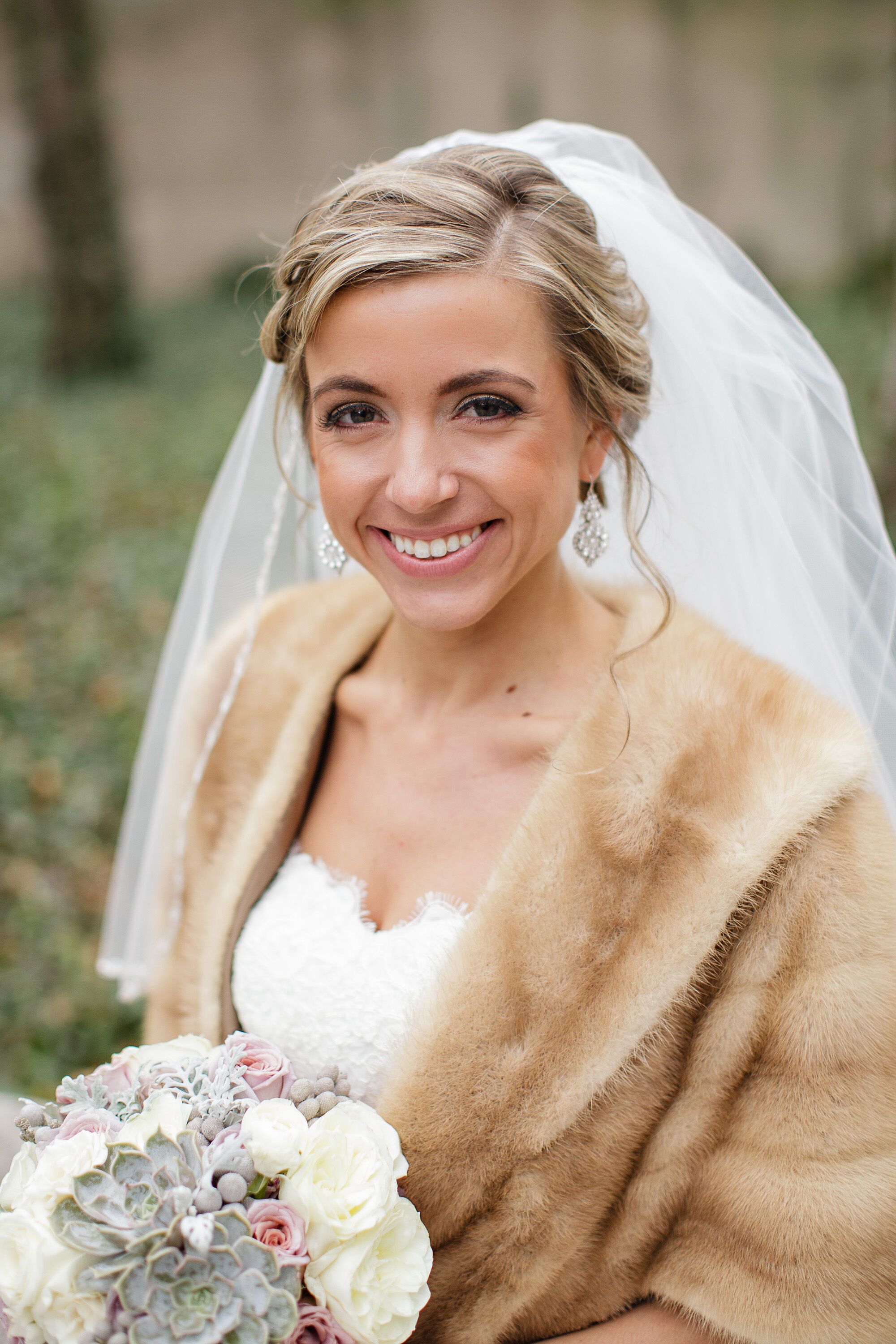 Honey Brown Faux Fur Bridal Wrap, Wedding Fur Shrug, Fur Wrap