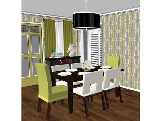 Virtual Room Makeover Contest Dining Room Winner Revealed