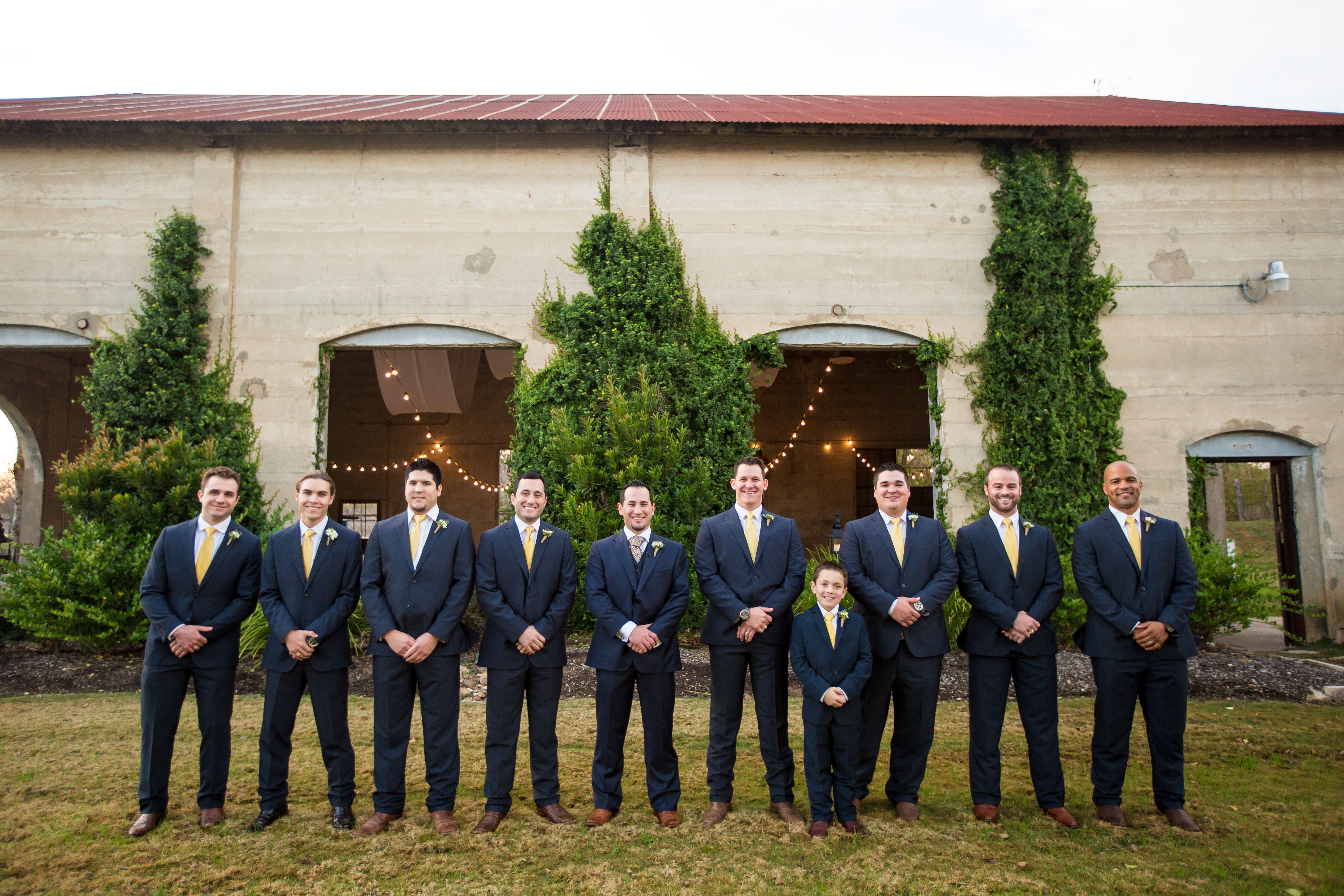 wedding suit with boots