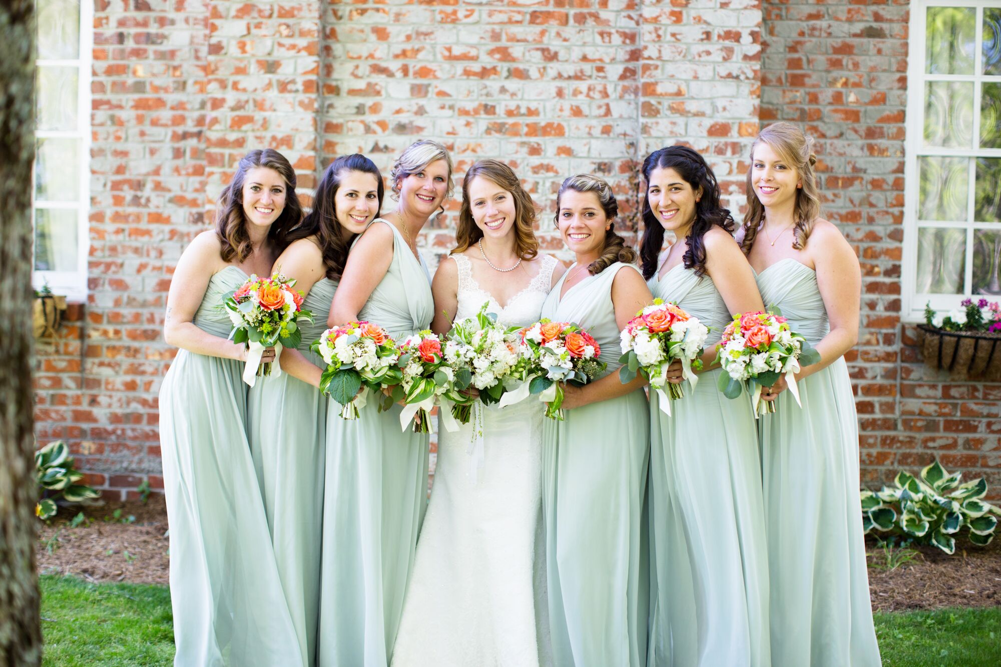 sage chiffon bridesmaid dresses