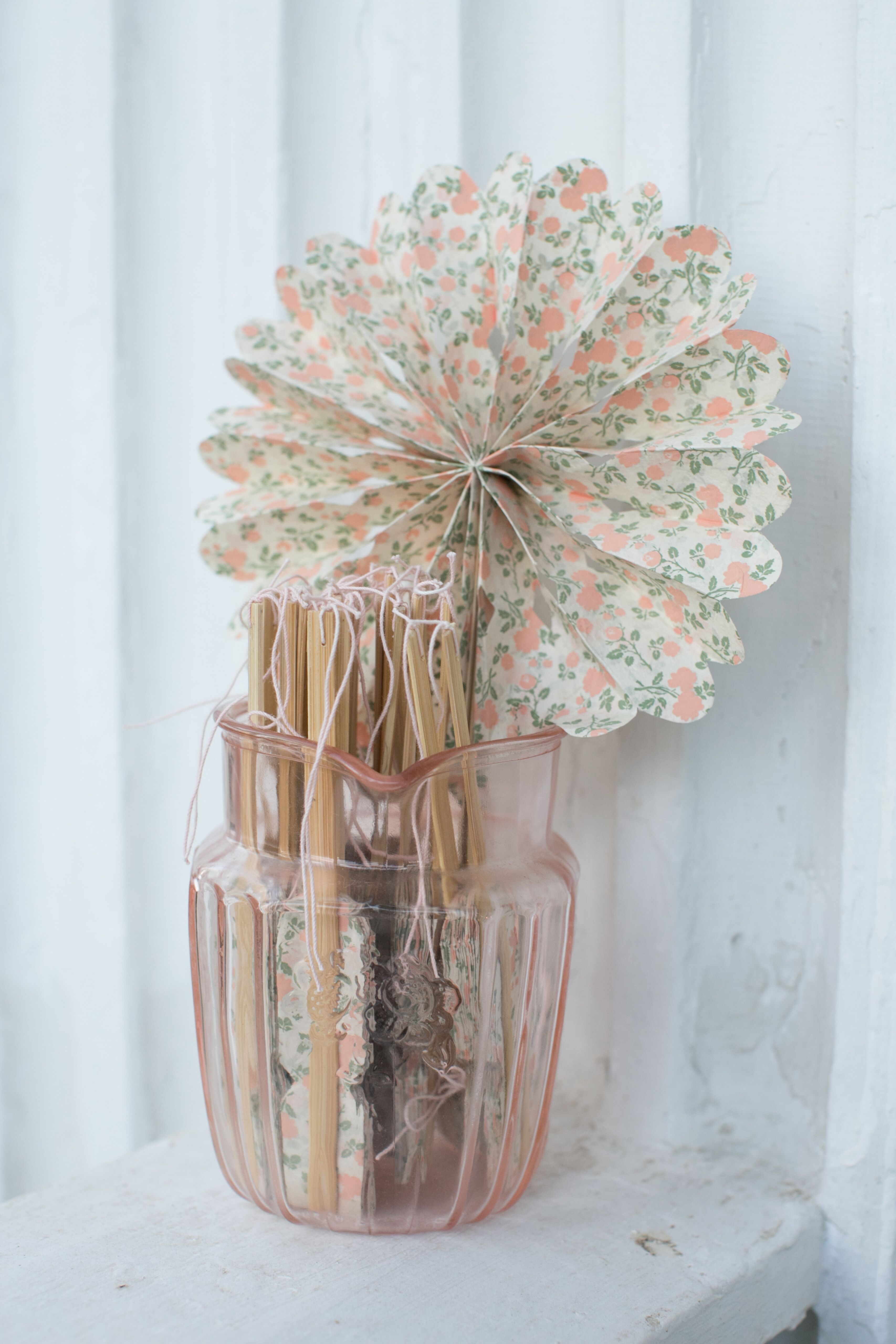 Floral Paper Fans
