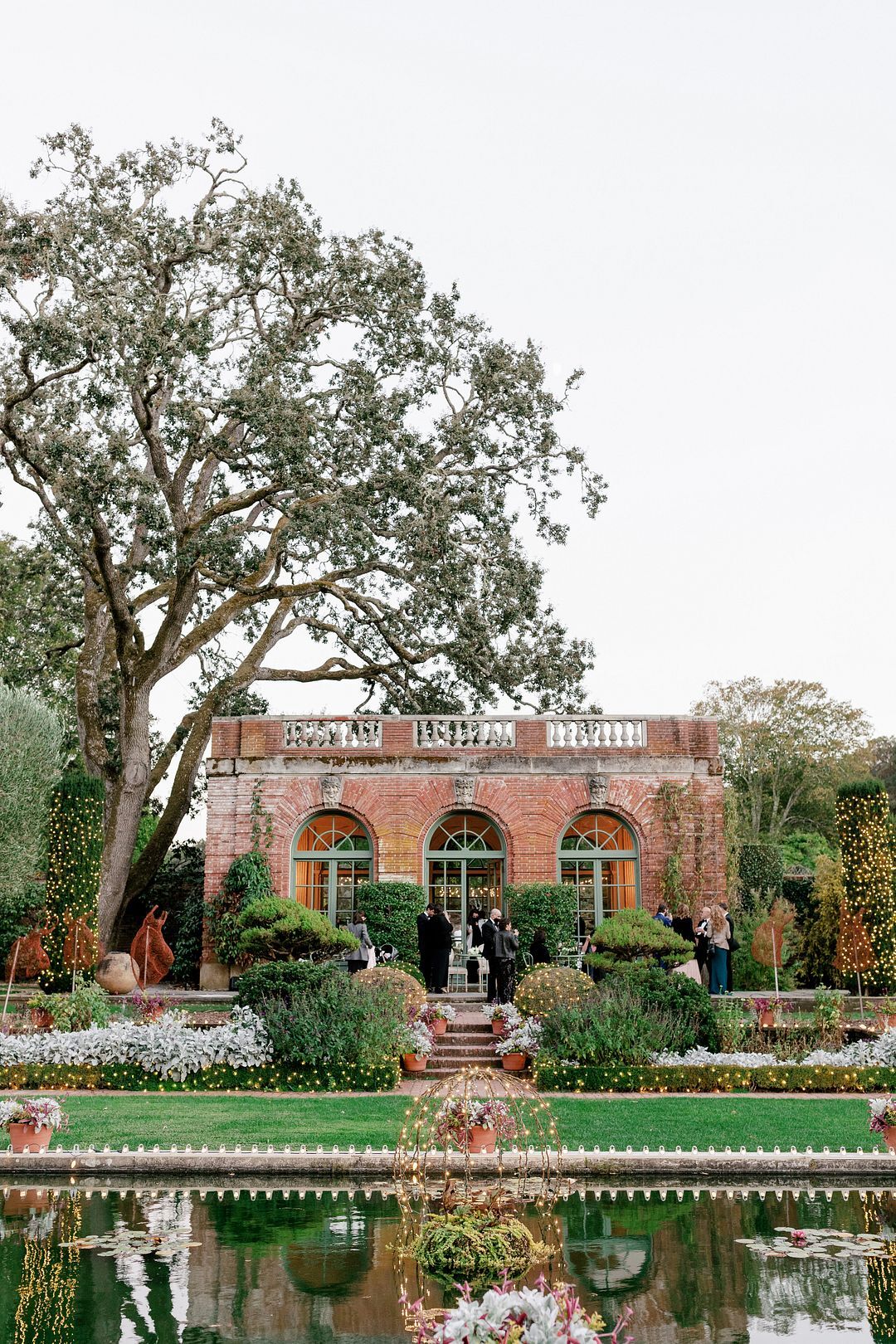 Outdoor Garden at Filoli Historic House and Garden in Woodside, California