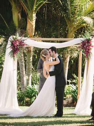 19 Ideas for an Outdoor Wedding Arbor