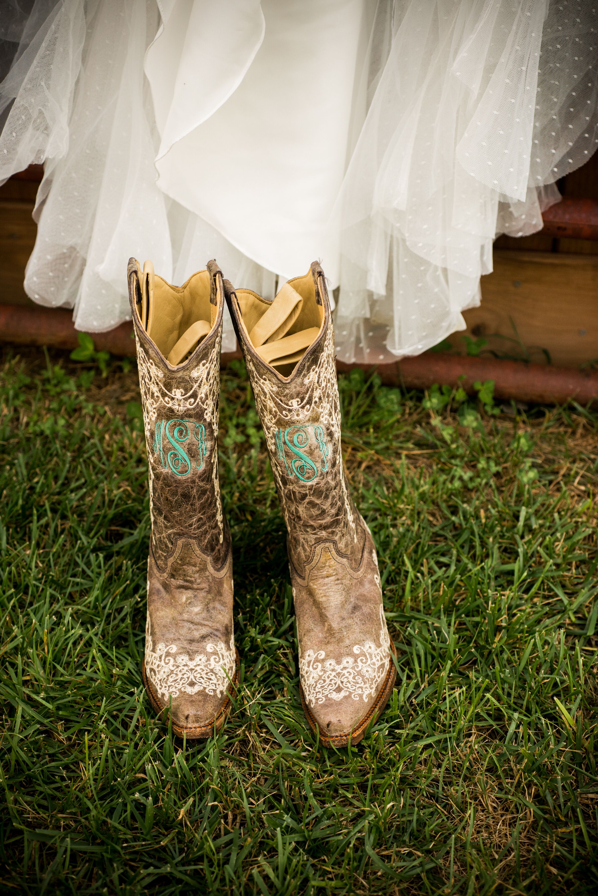 monogrammed cowboy boots