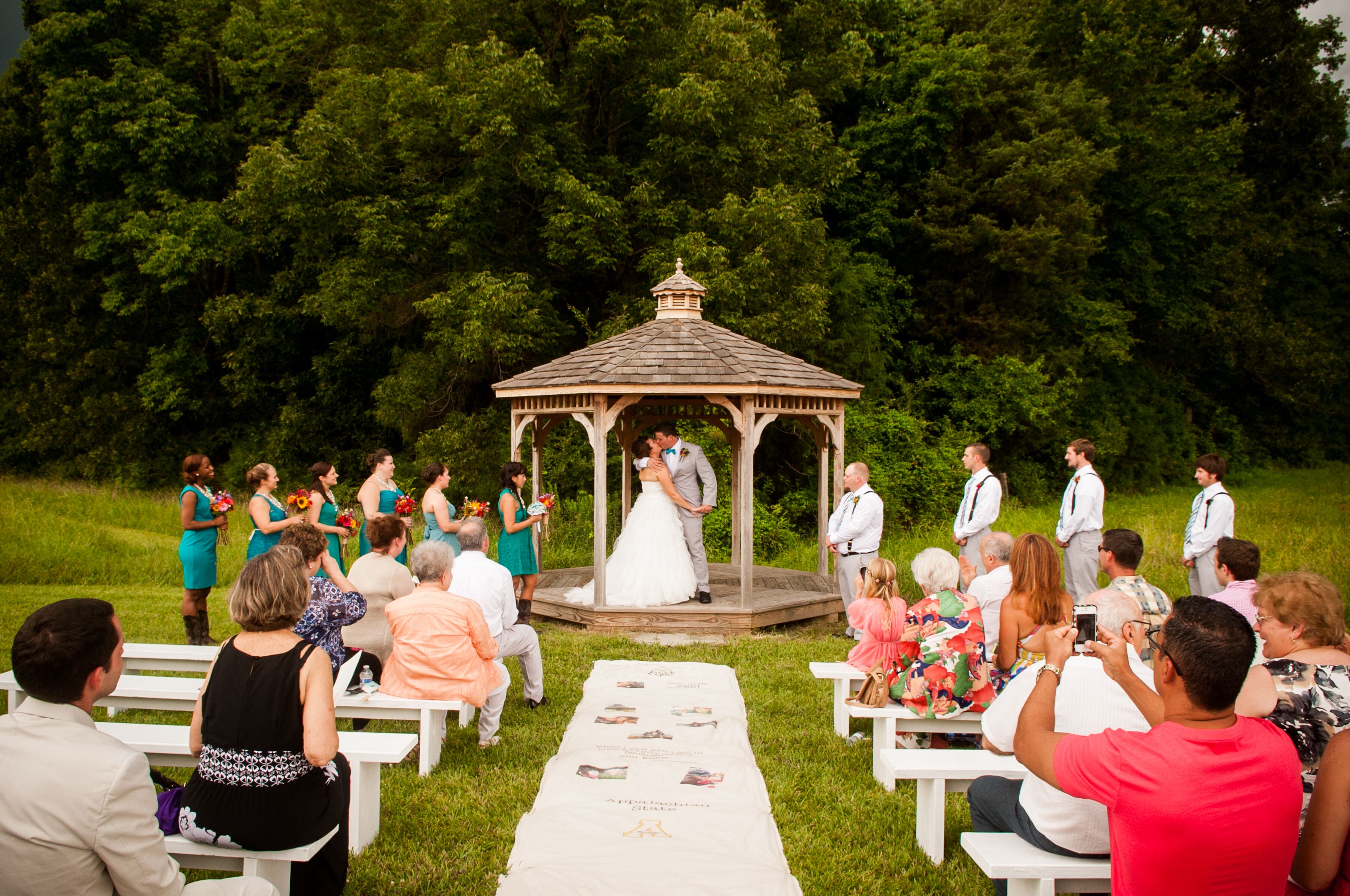 Outdoor Gazebo Wedding Ceremony