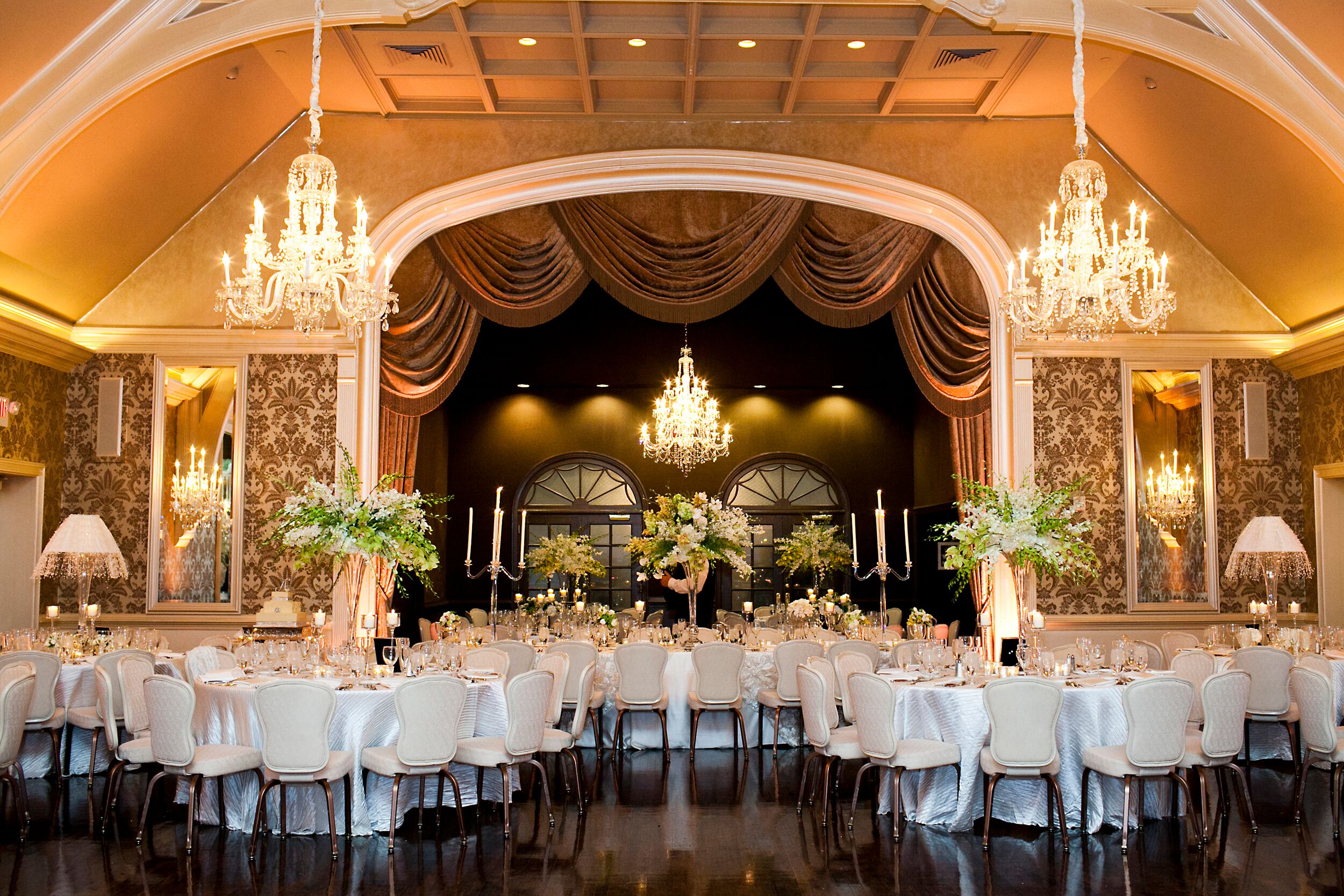 Reception At Merion Cricket Club Ballroom