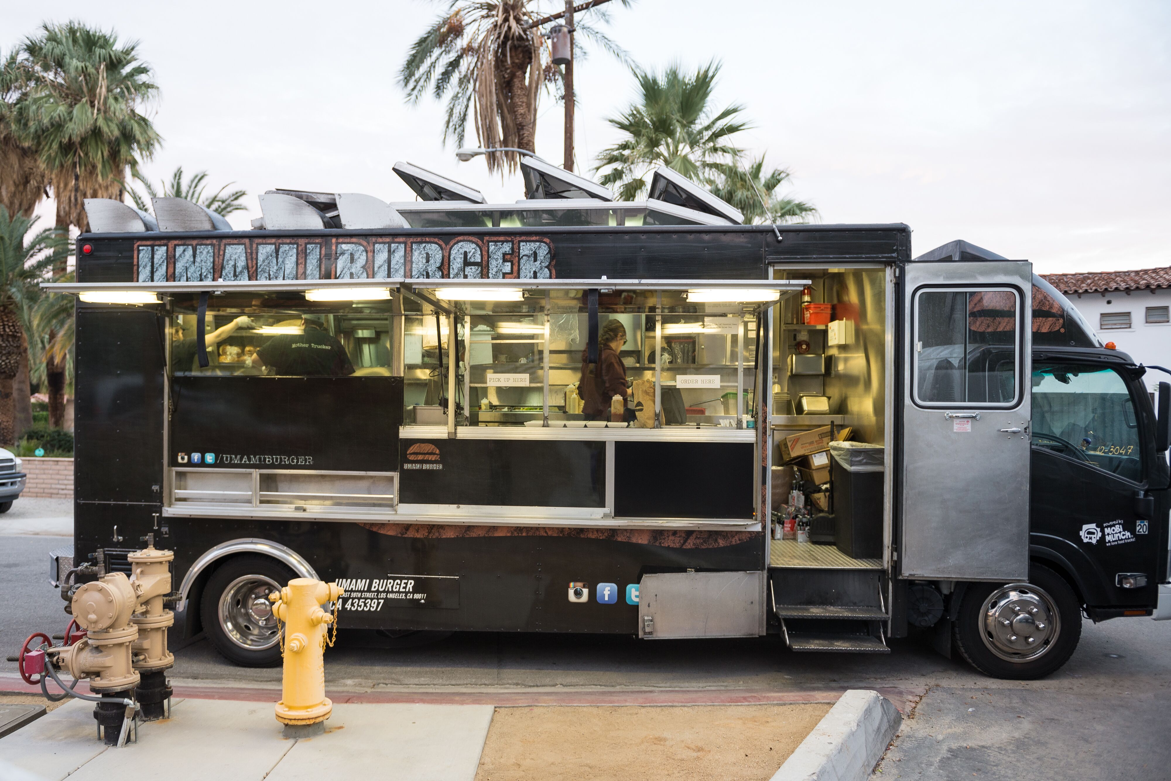 Umami Burger Food Truck At Reception