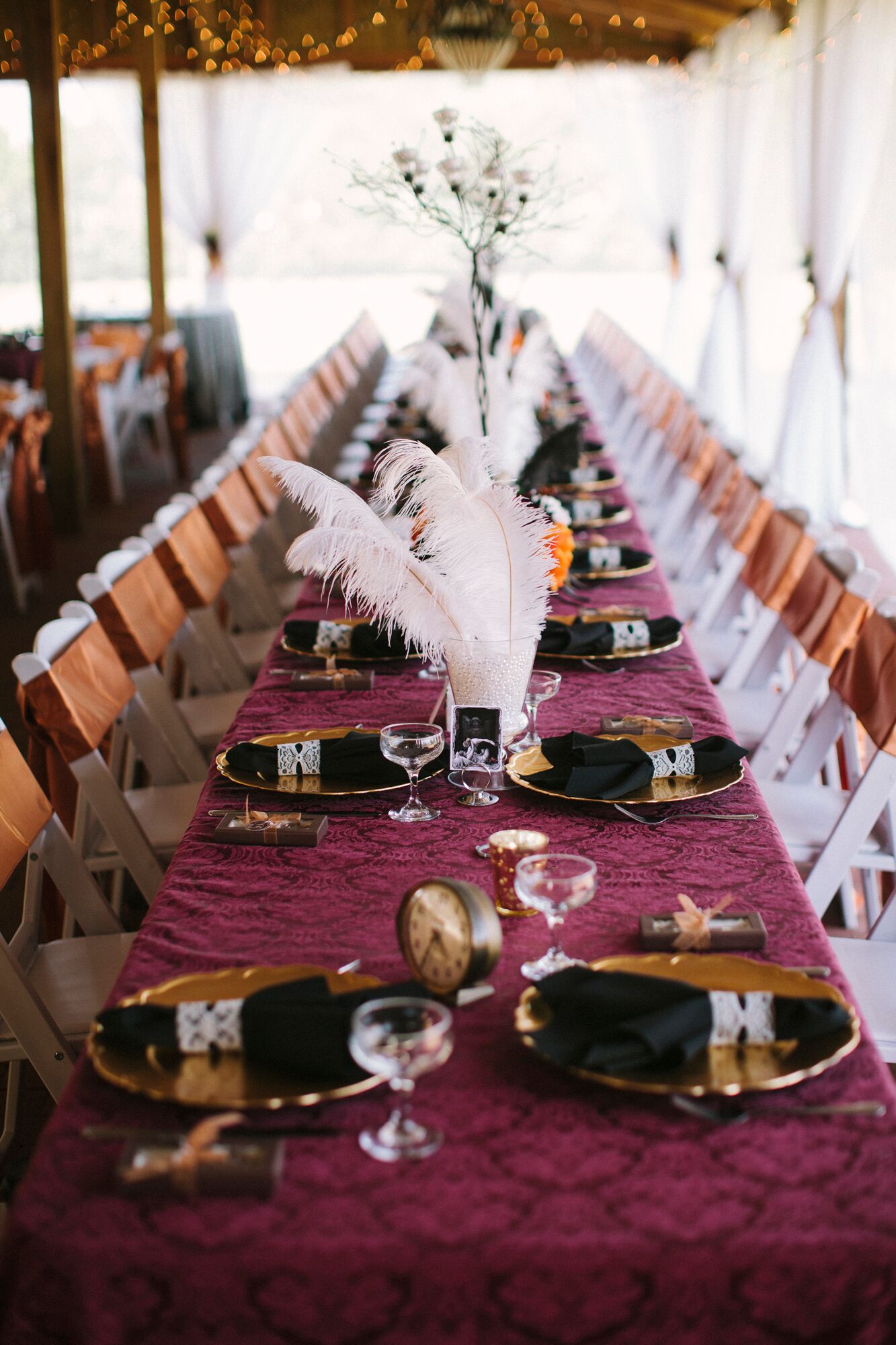 Black burgundy outlet and gold wedding