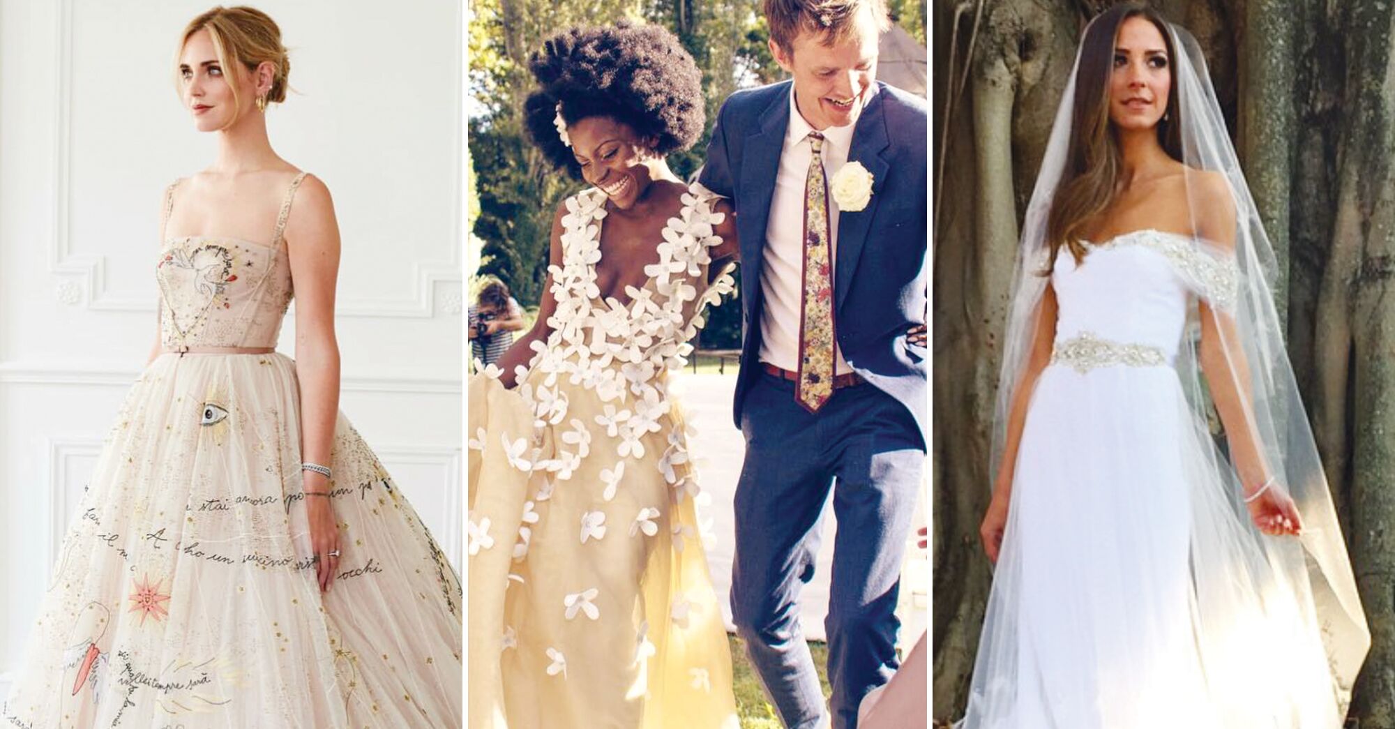 The Wedding Dresses of 11 Famous Fashion Bloggers, Influencers