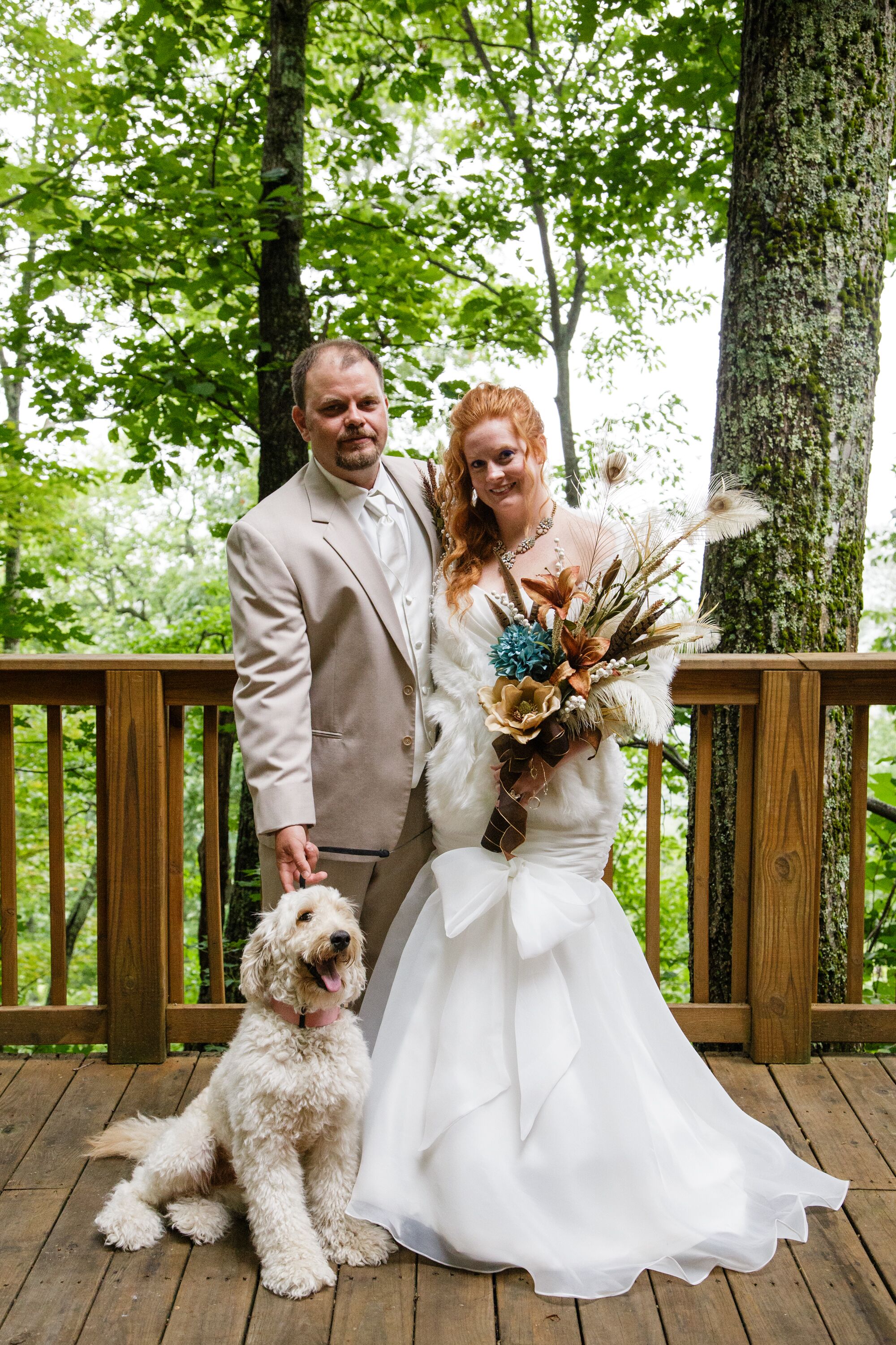 An Intimate Cabin Wedding  at Mile High Campground in 