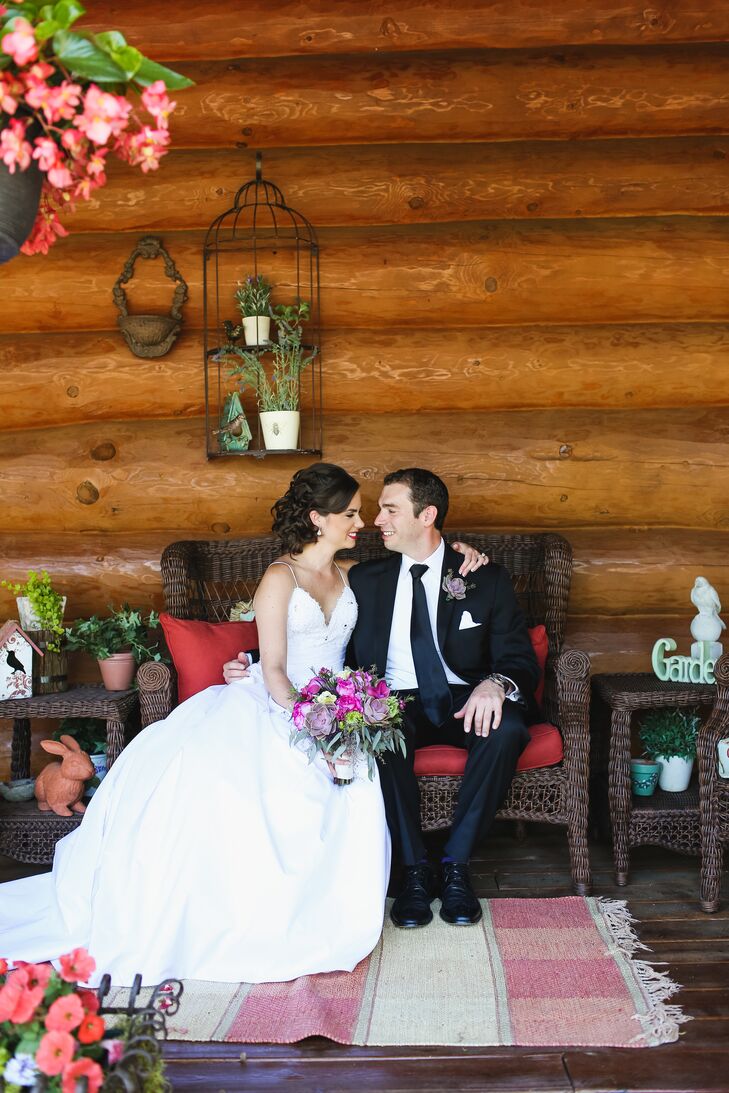 A Rustic Bed and Breakfast Wedding  at Sunset Cove in 