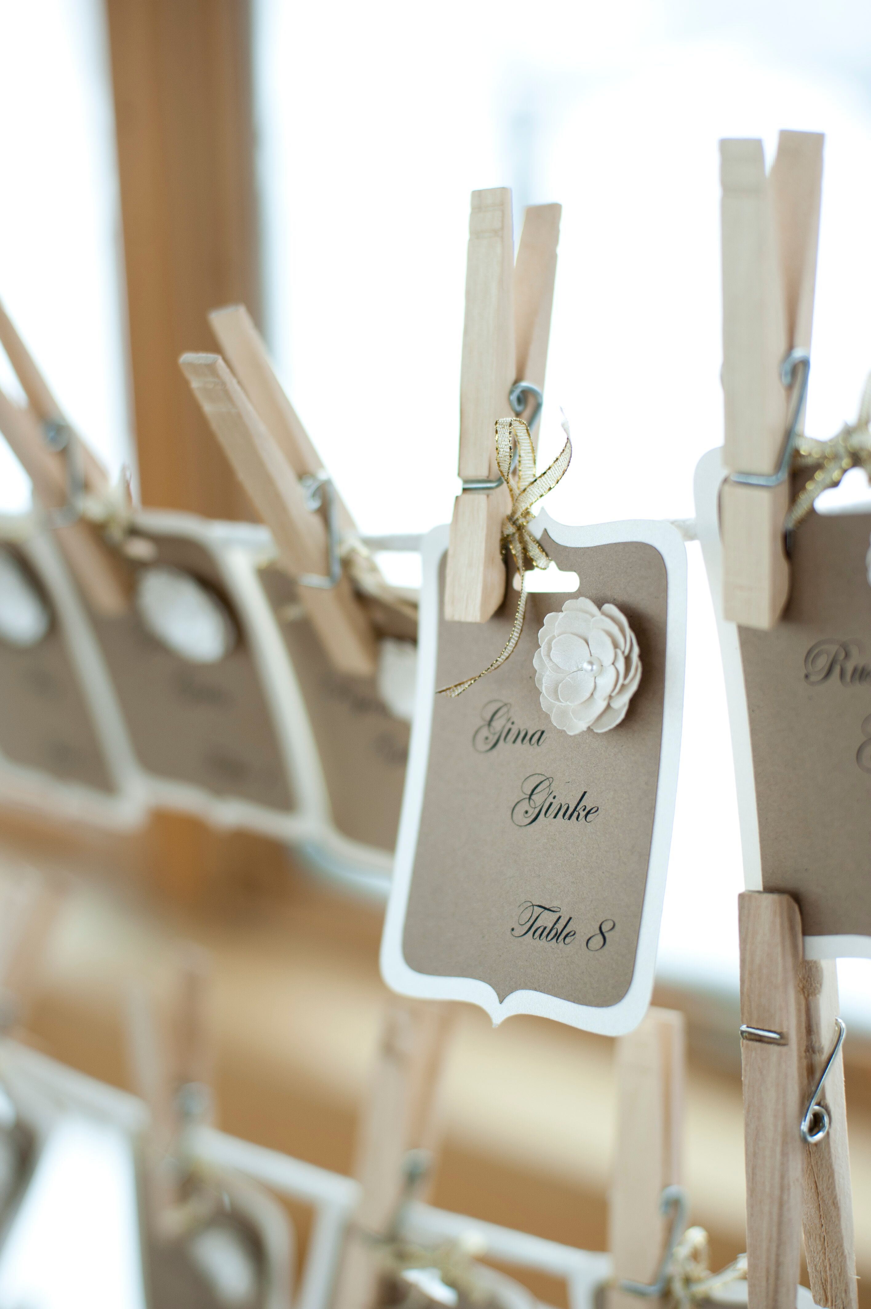 Kraft Paper Escort Cards