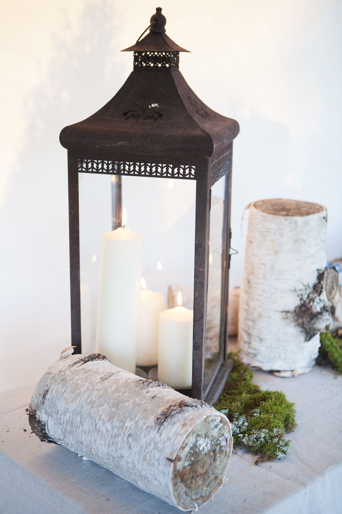 Vintage Candle Lantern Decor