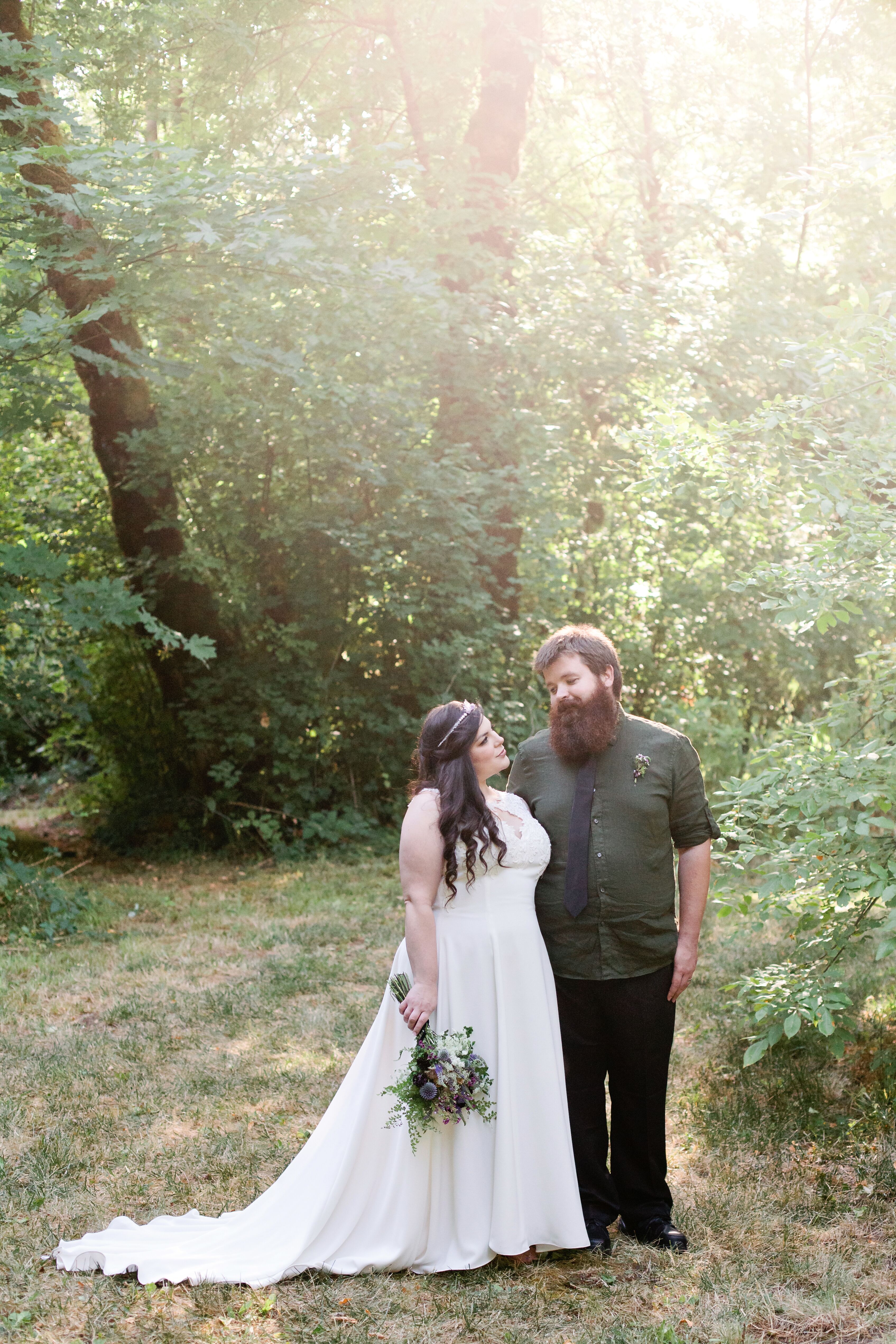 A Nature-Inspired Woodland Wedding at Ron's Pond in Monmouth, Oregon