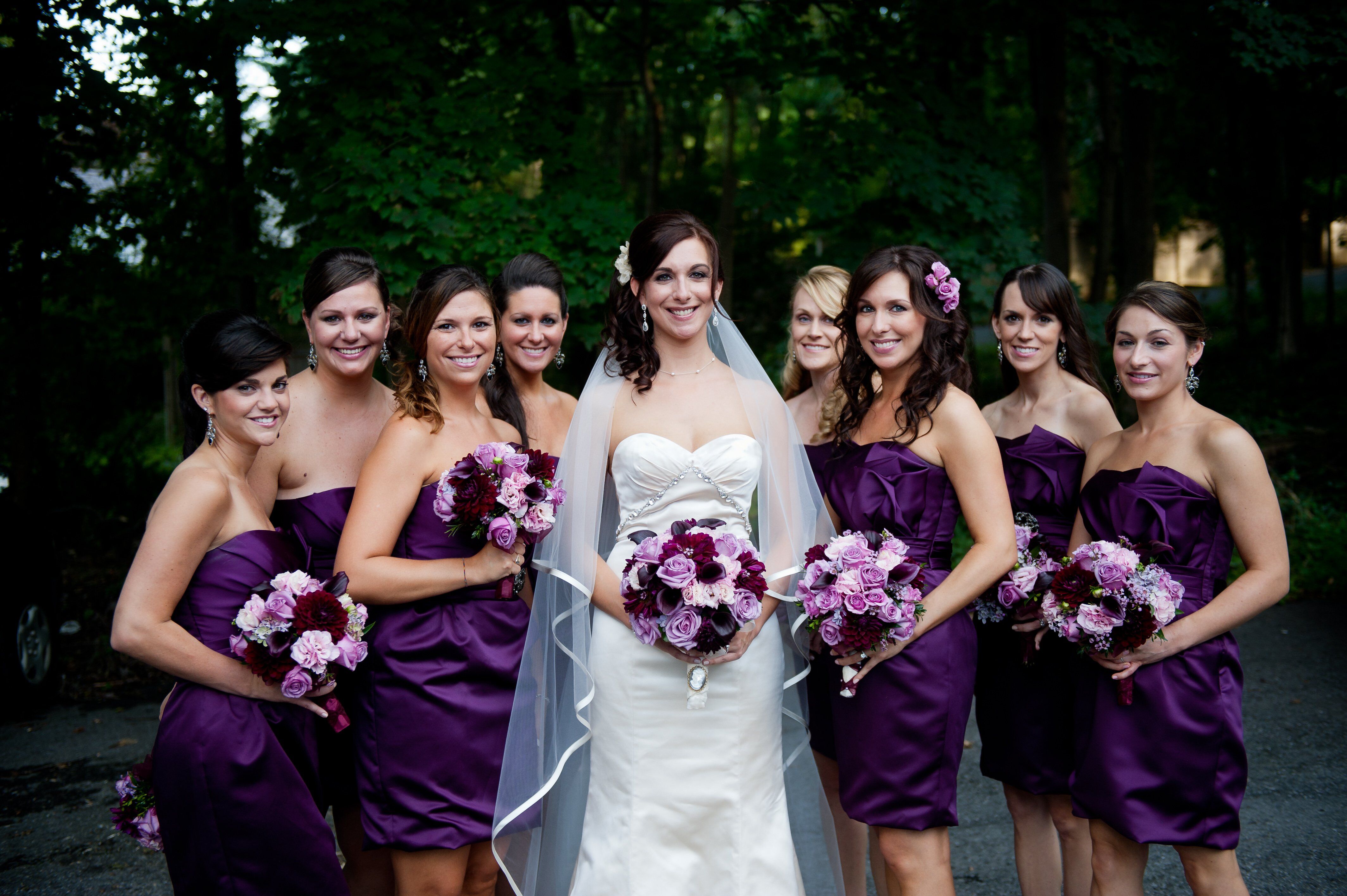 Purple Bridesmaid Dresses 4906