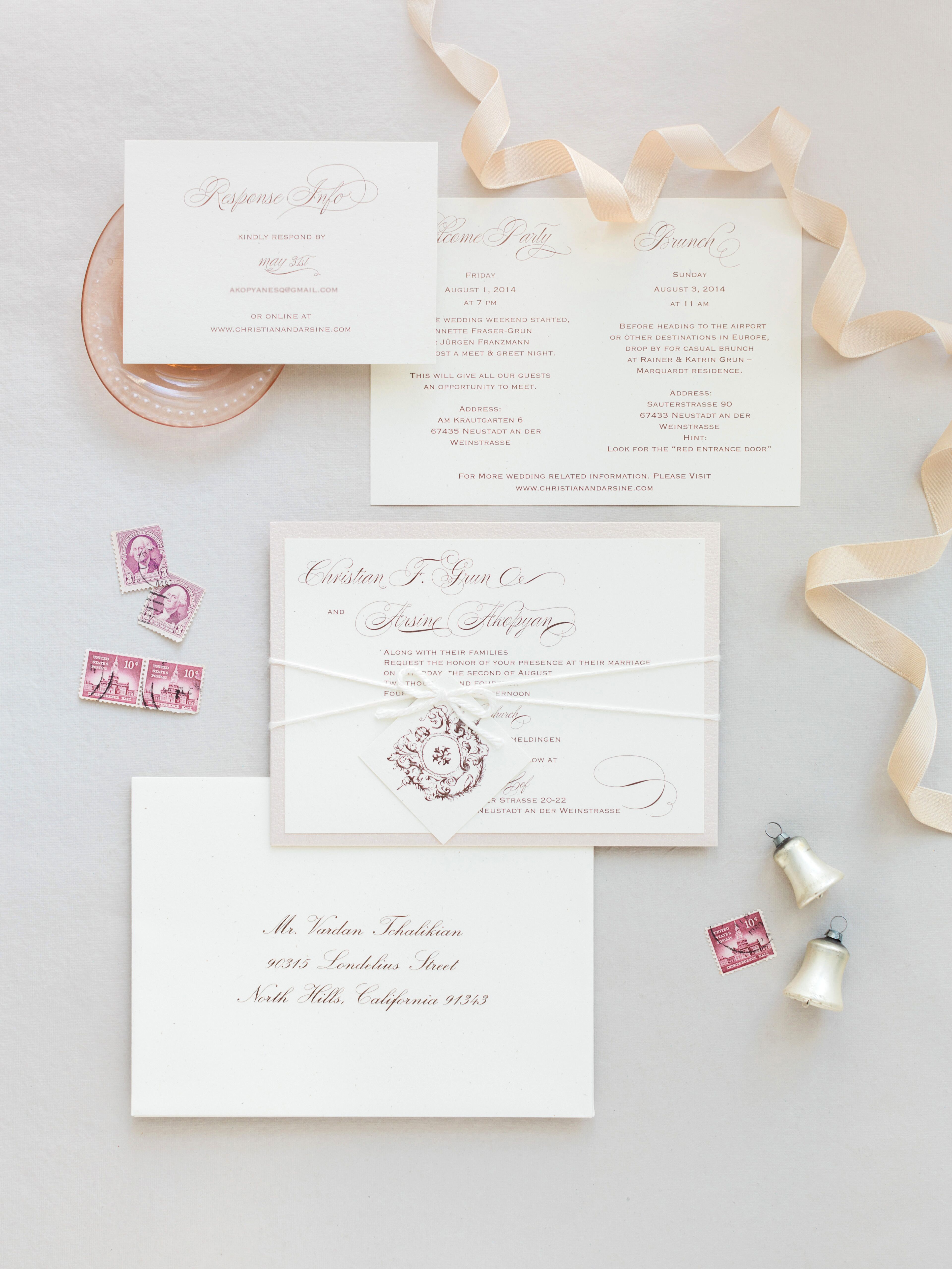 Classic Formal Invitation Suite