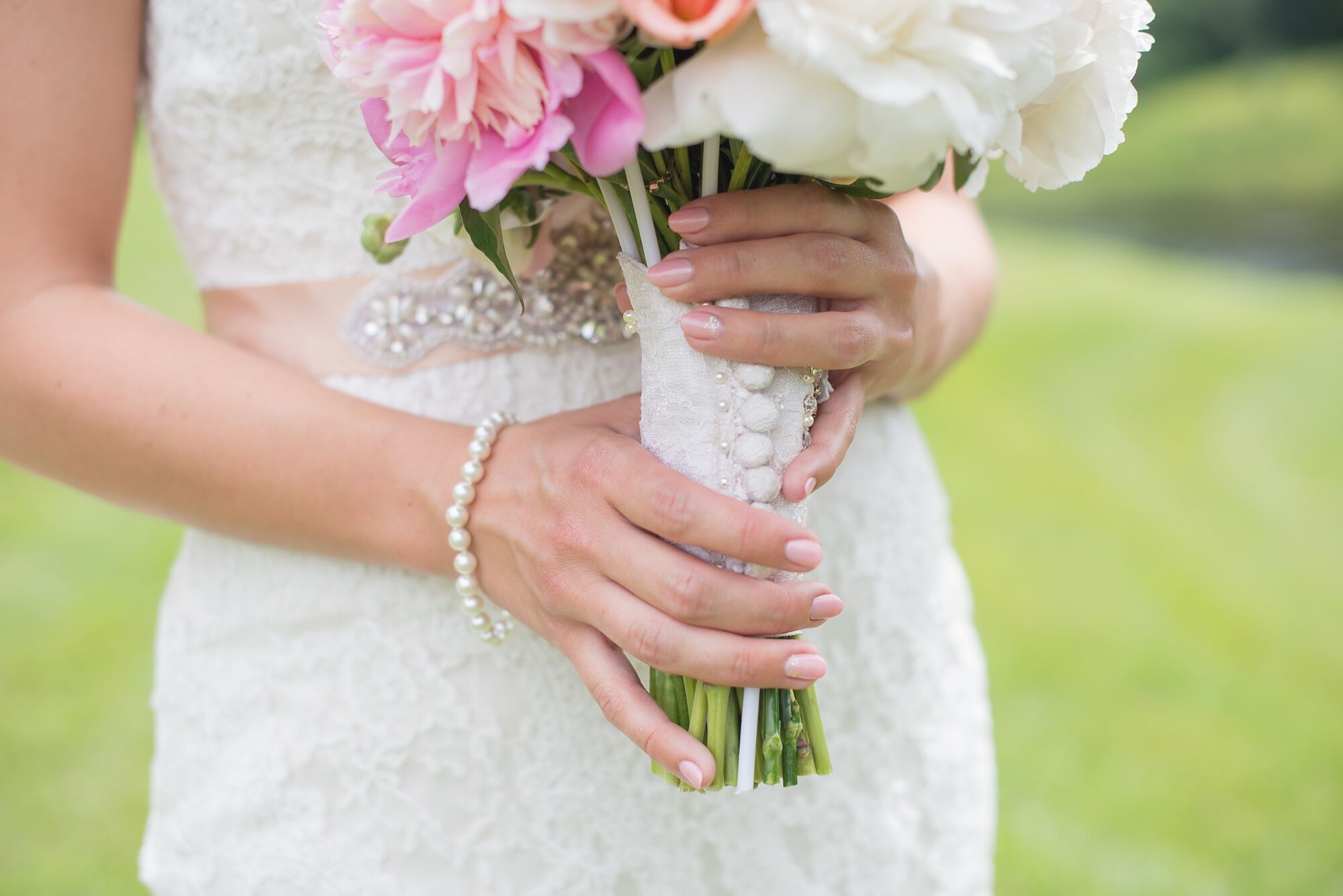 Bridal Bouquet Wrap Made From Wedding Dress