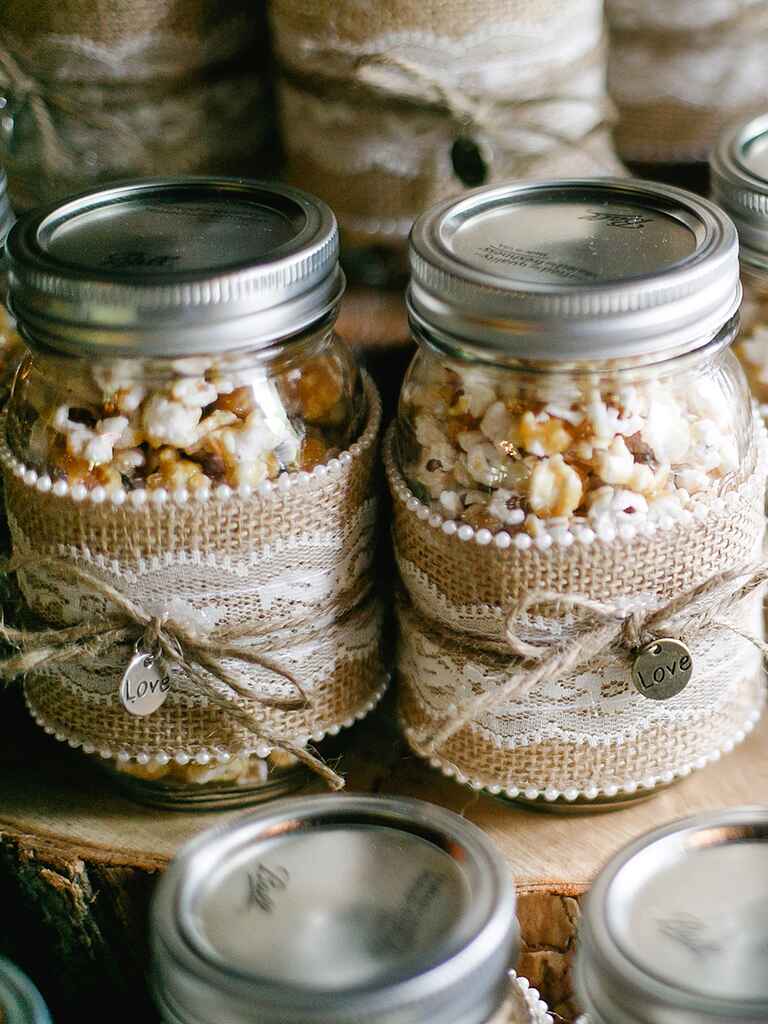 Rustic Themed Wedding Favors 1