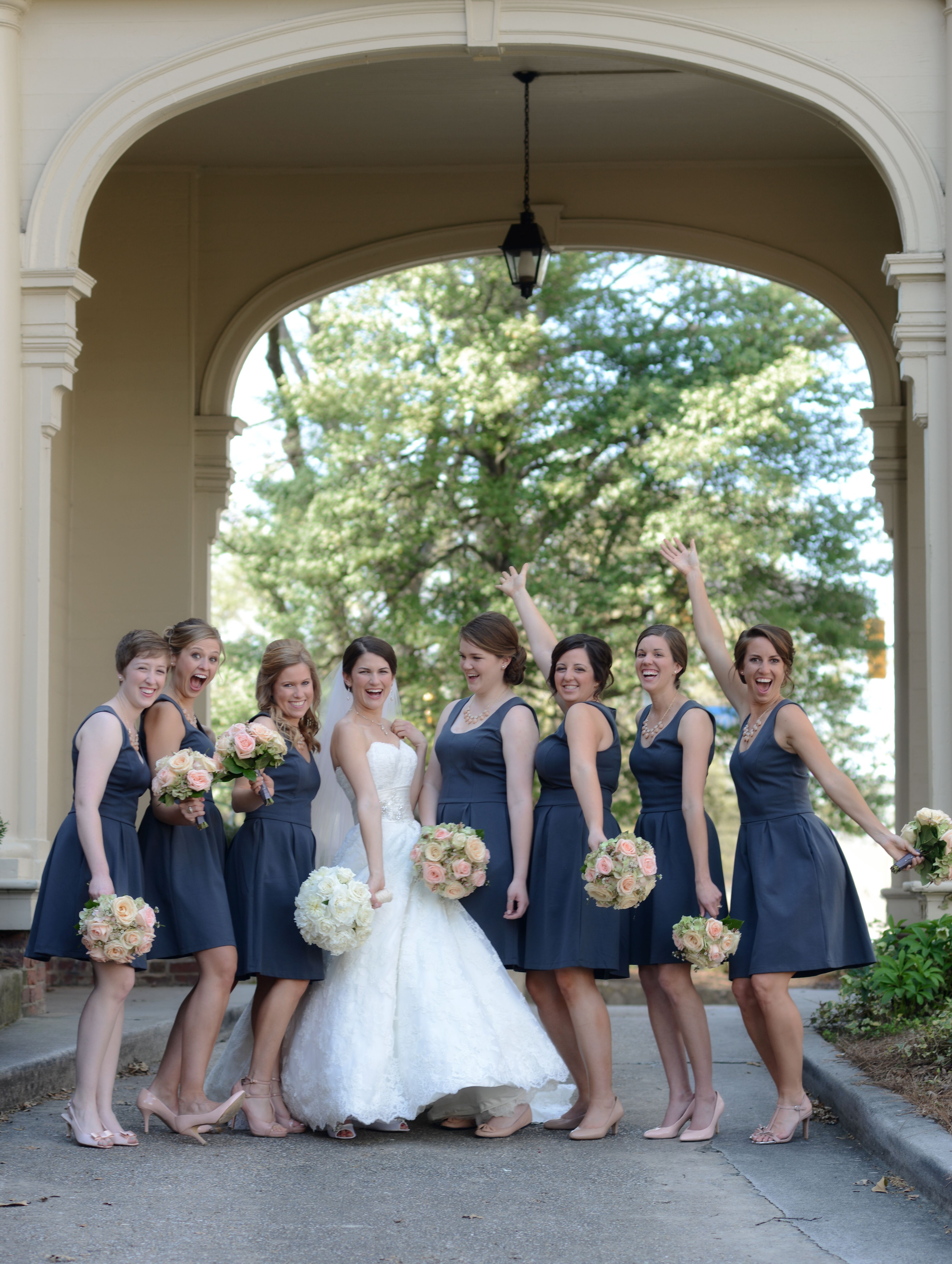 Blue Anthropologie Bridesmaid Dresses